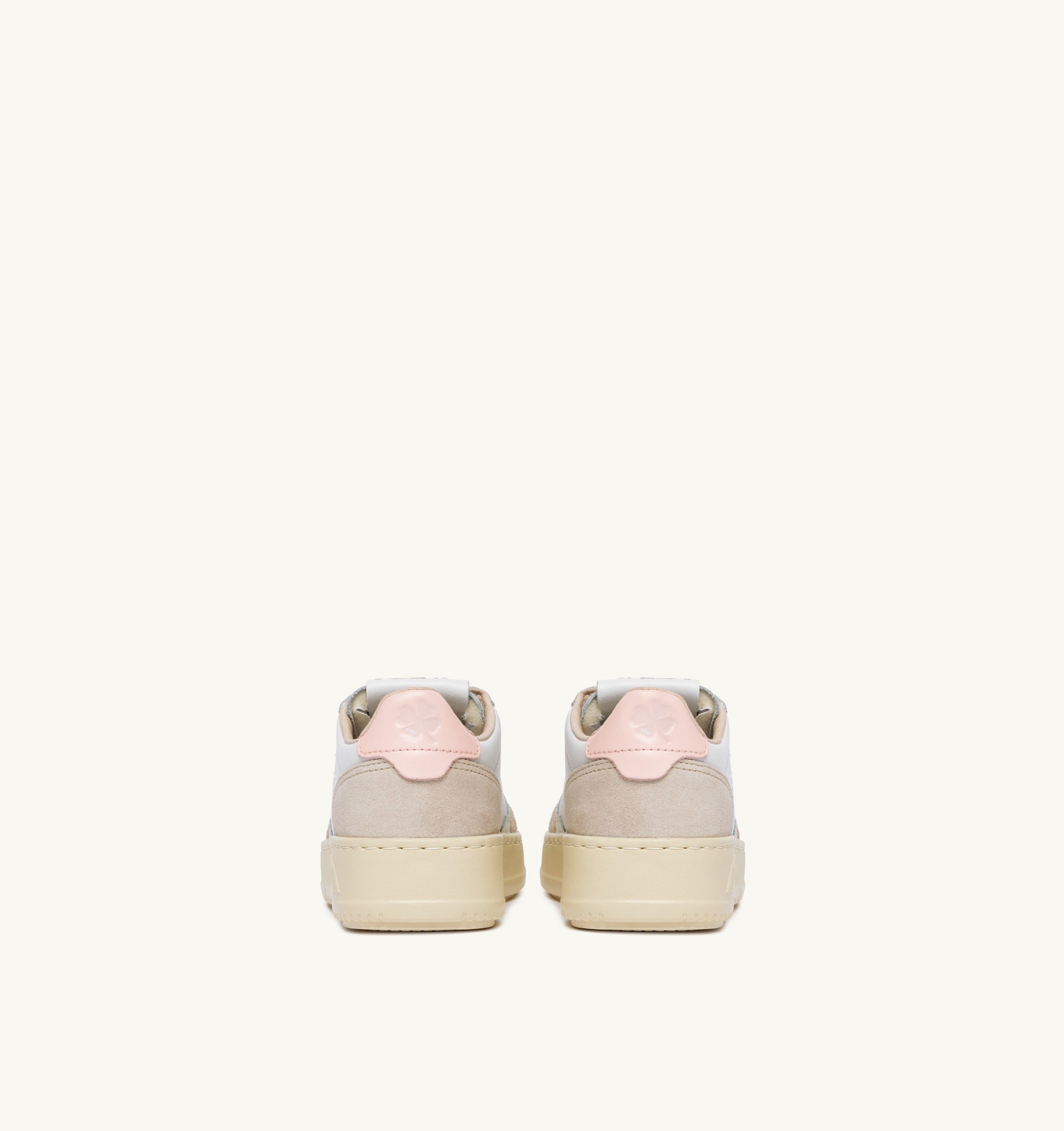 SNEAKERS MEDALIST KIDS LOW IN SUEDE BIANCO E CREOLE PINK