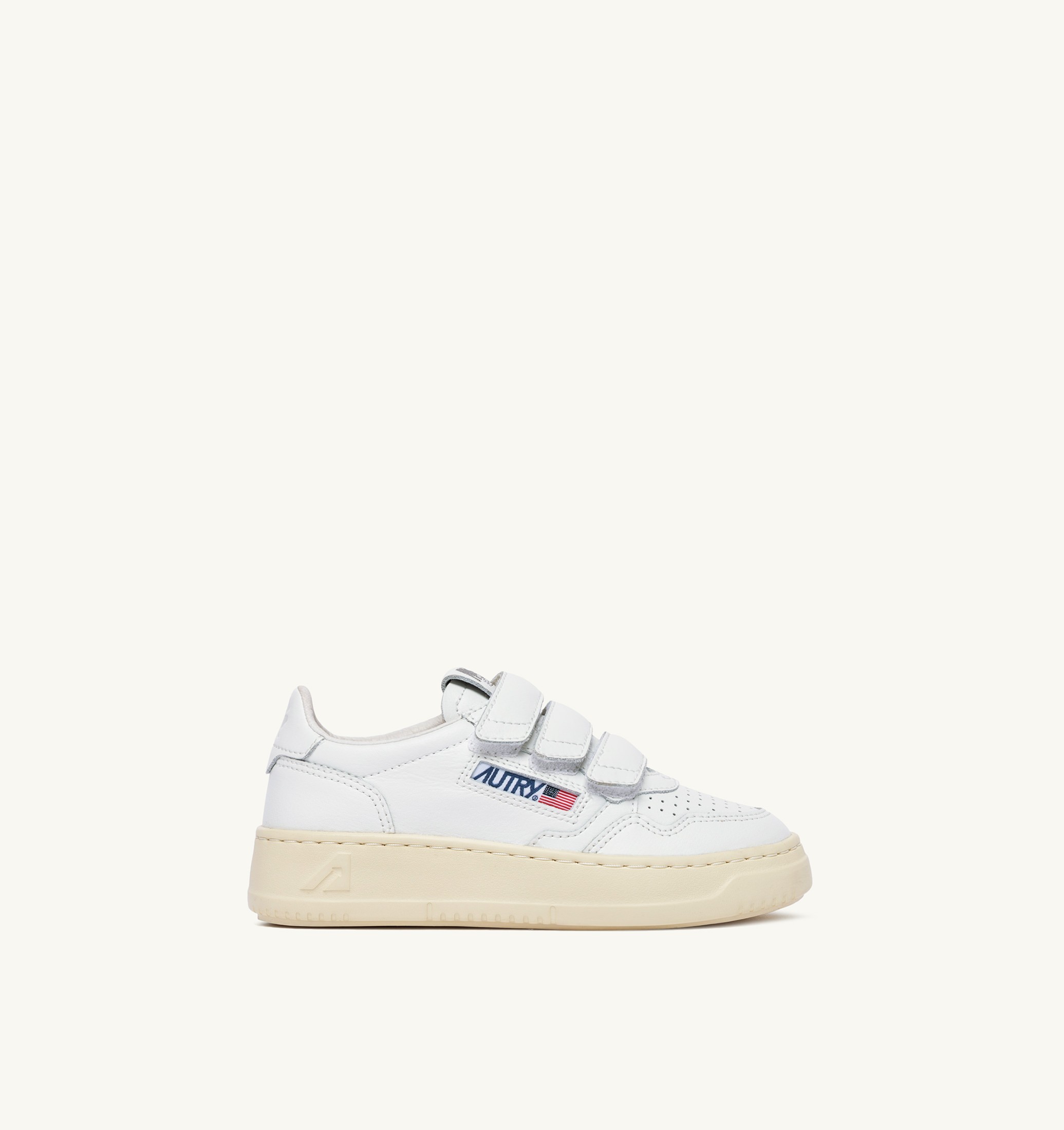 SNEAKERS MEDALIST KIDSTRIPES LOW IN PELLE BIANCA