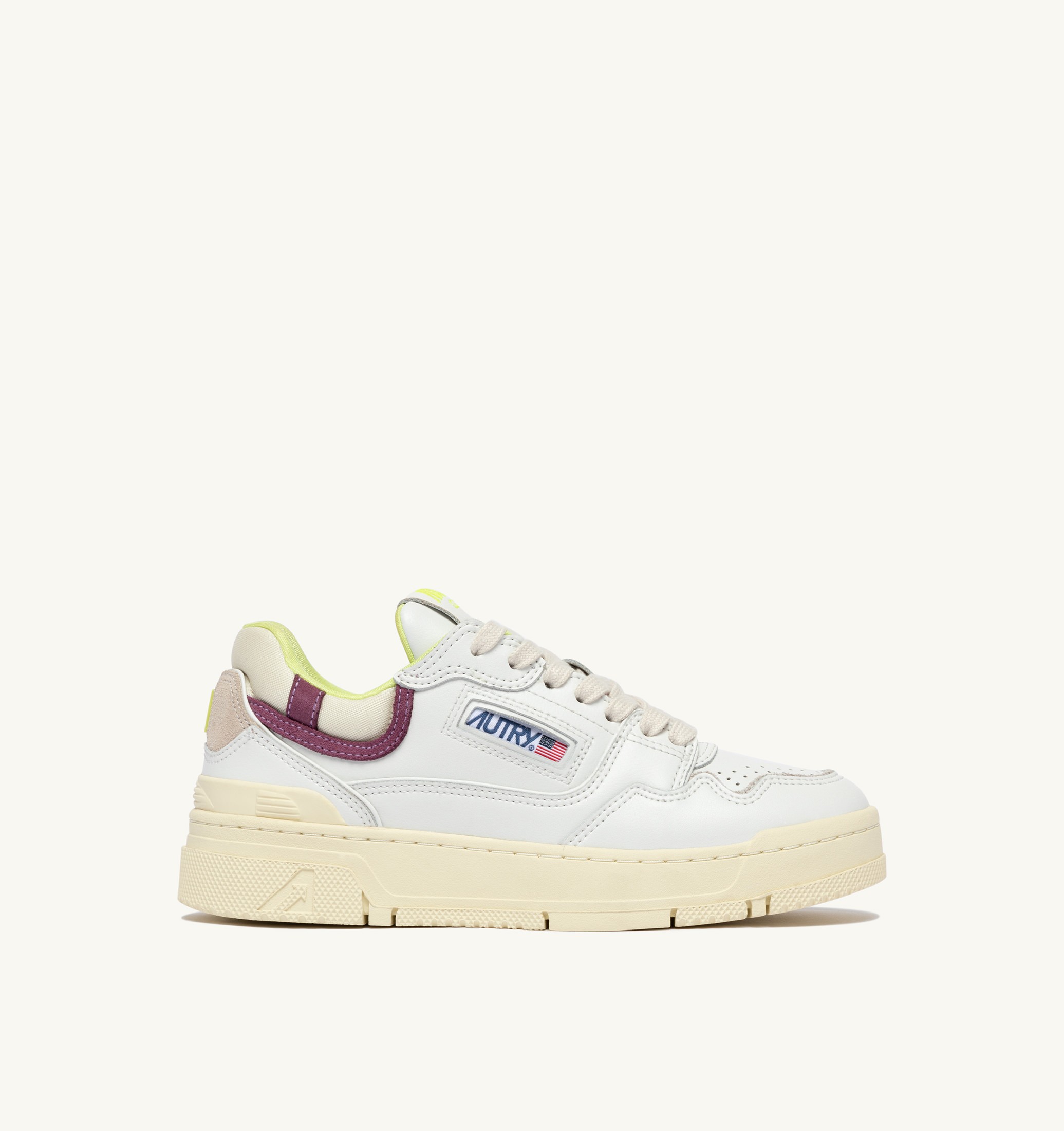 SNEAKERS CLC LOW IN PELLE BIANCA E FIRENZE