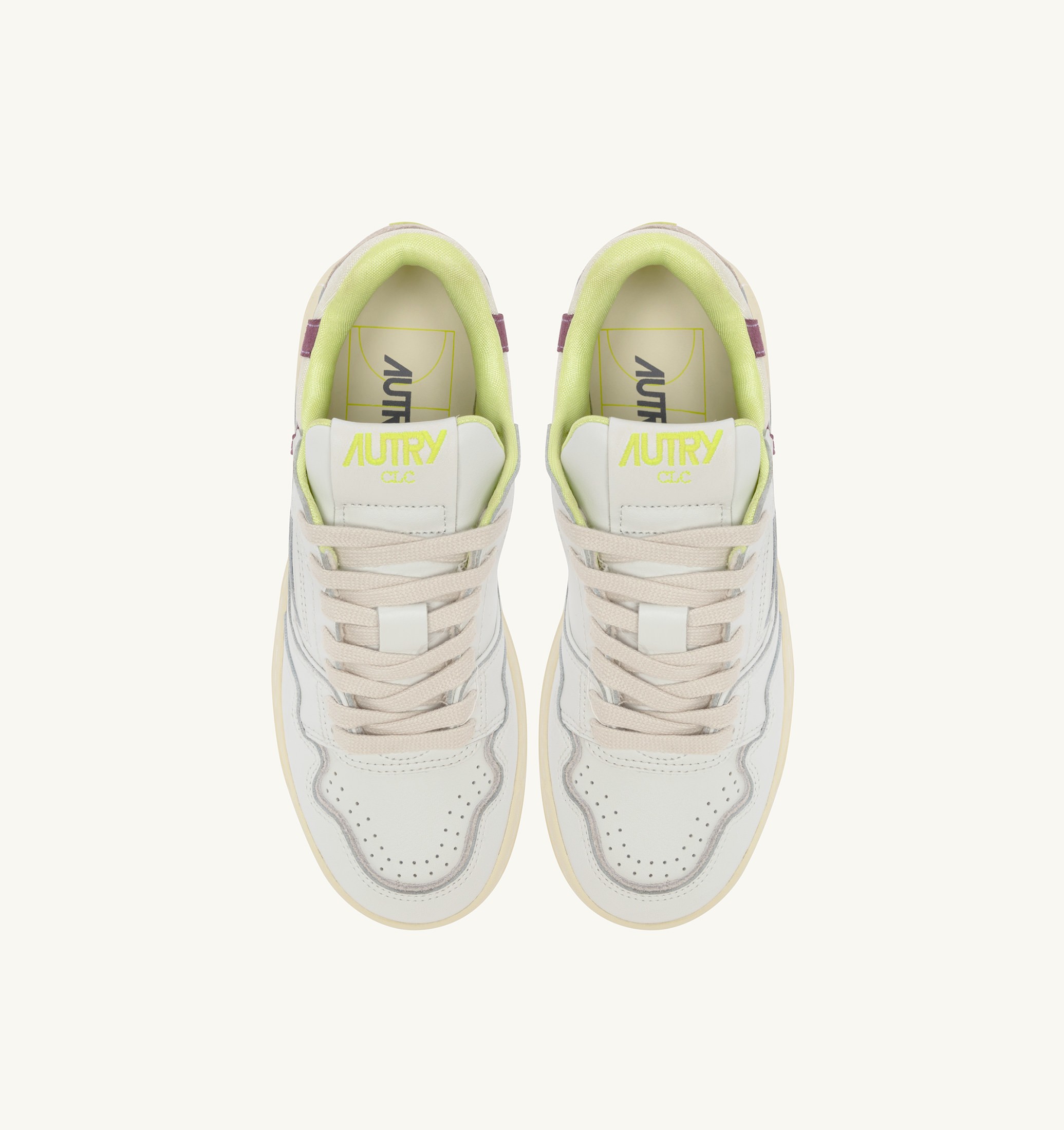 SNEAKERS CLC LOW IN PELLE BIANCA E FIRENZE