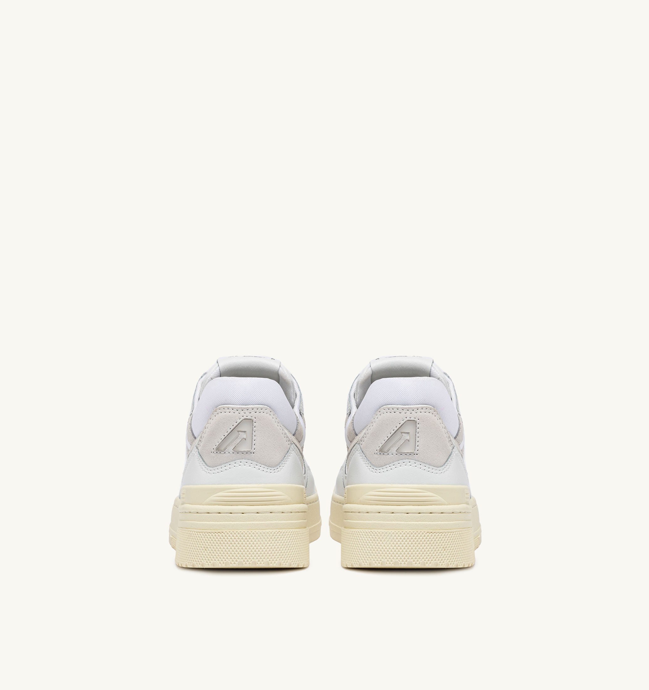 SNEAKERS CLC LOW IN PELLE BIANCA E SUEDE