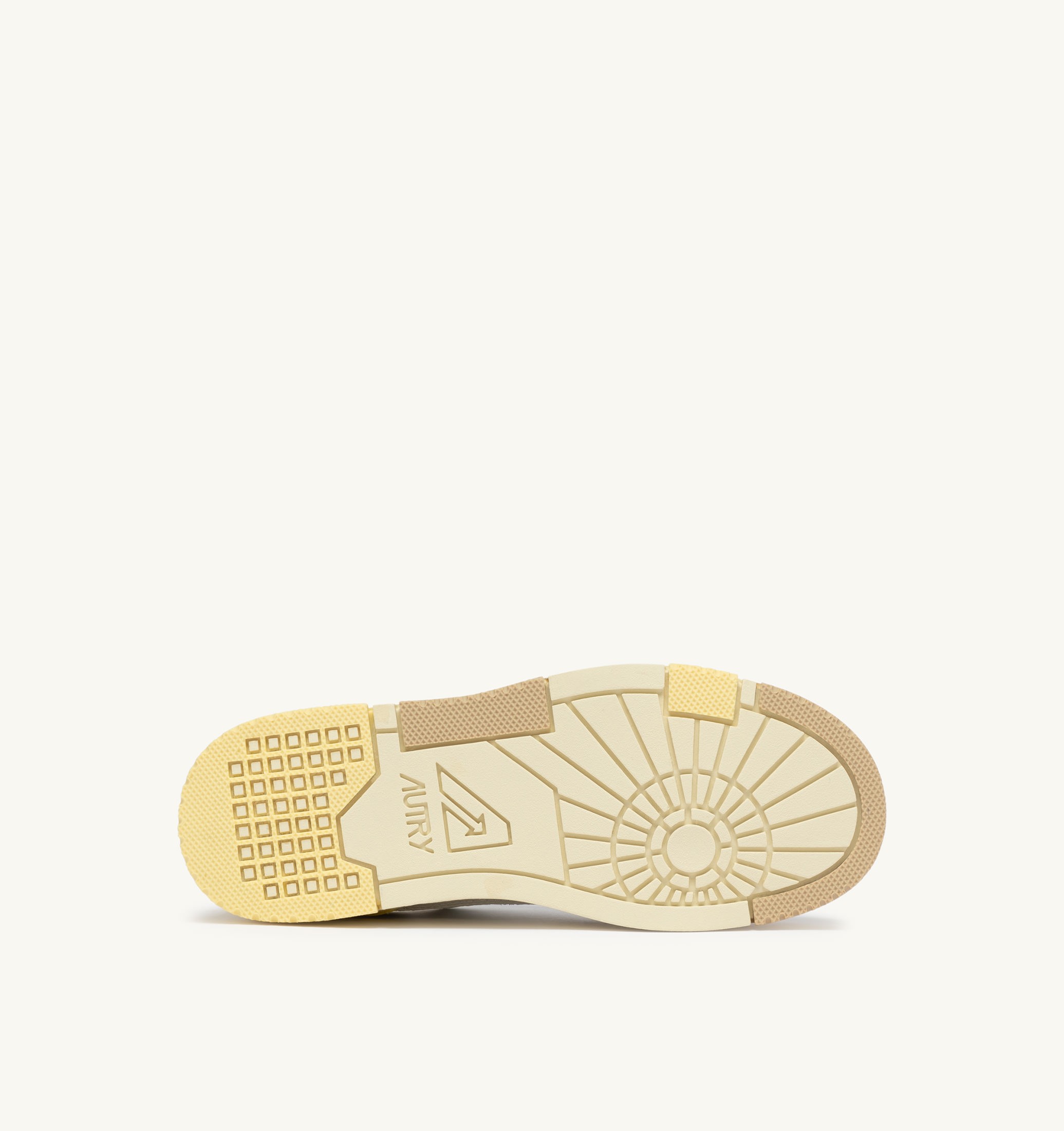 SNEAKERS CLC LOW IN PELLE E SUEDE BIANCO BOULDER E LEMON MERINGUE