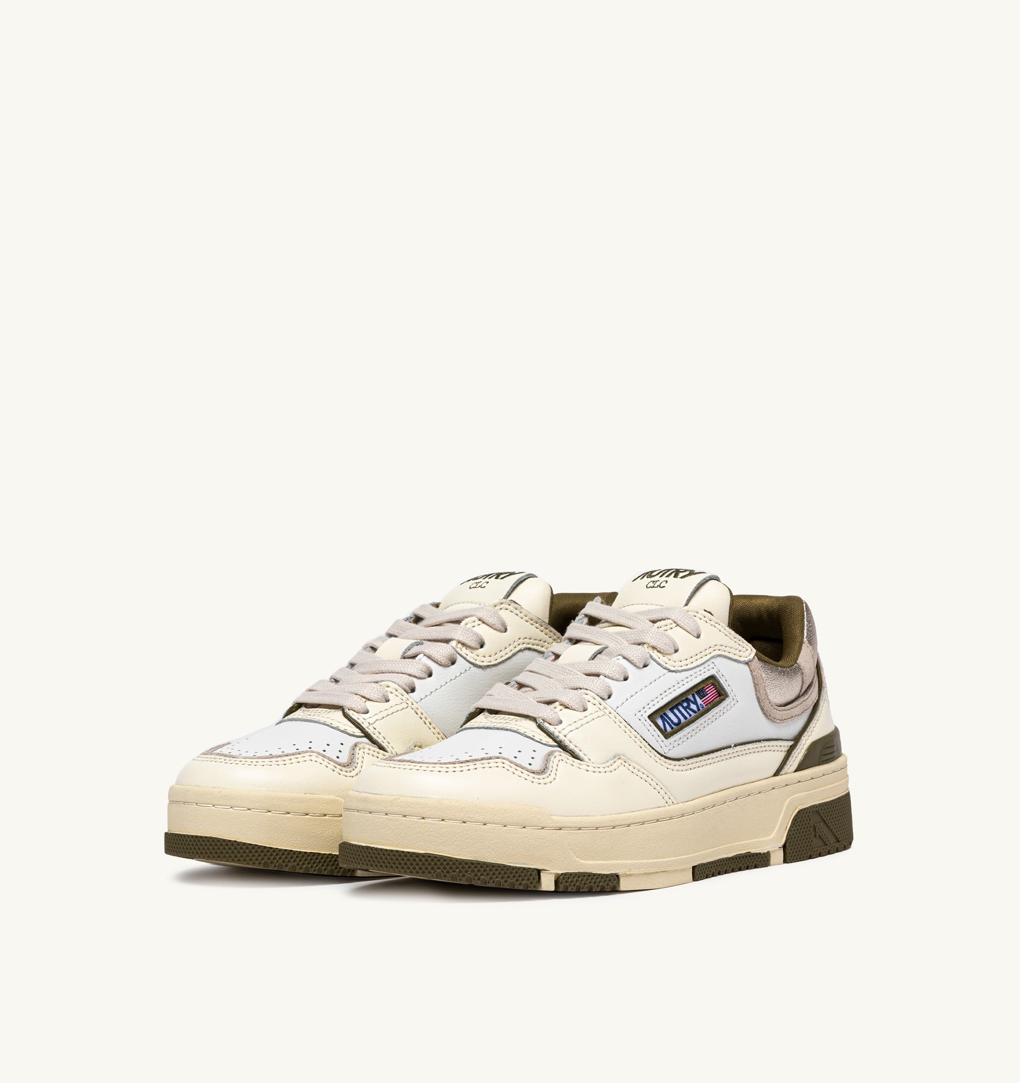 SNEAKERS CLC LOW IN PELLE WHISPER WHITE LIZARD E PLATINUM