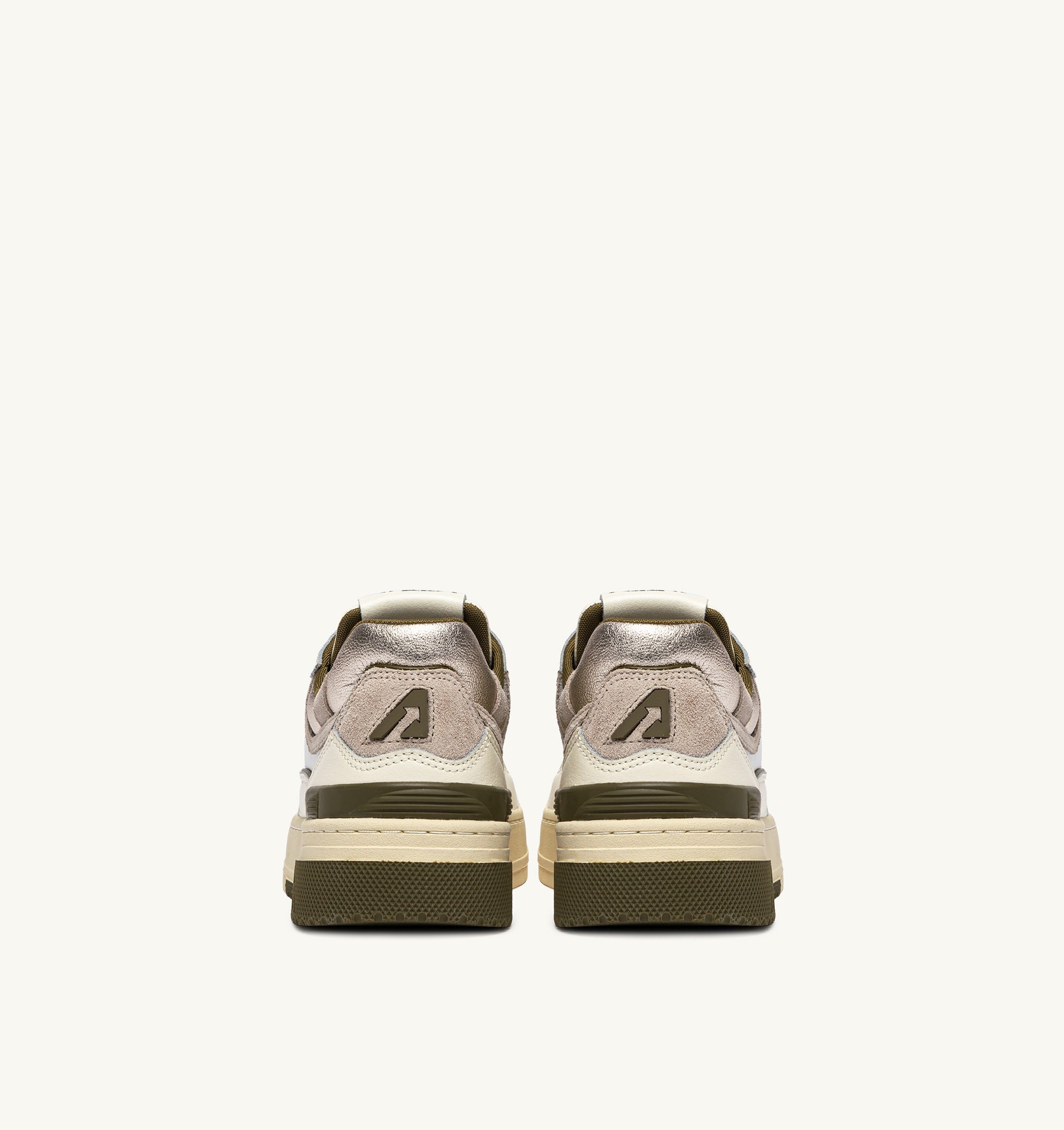 SNEAKERS CLC LOW IN PELLE WHISPER WHITE LIZARD E PLATINUM
