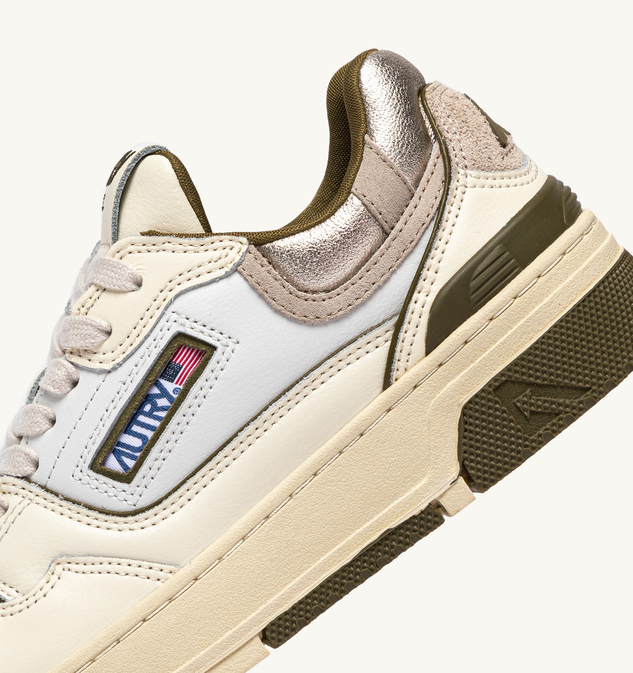 SNEAKERS CLC LOW IN PELLE WHISPER WHITE LIZARD E PLATINUM
