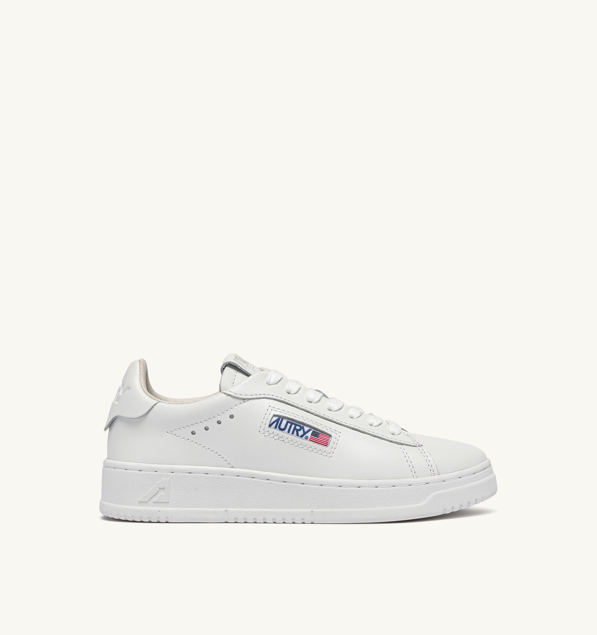 SNEAKERS DALLAS LOW IN PELLE BIANCA