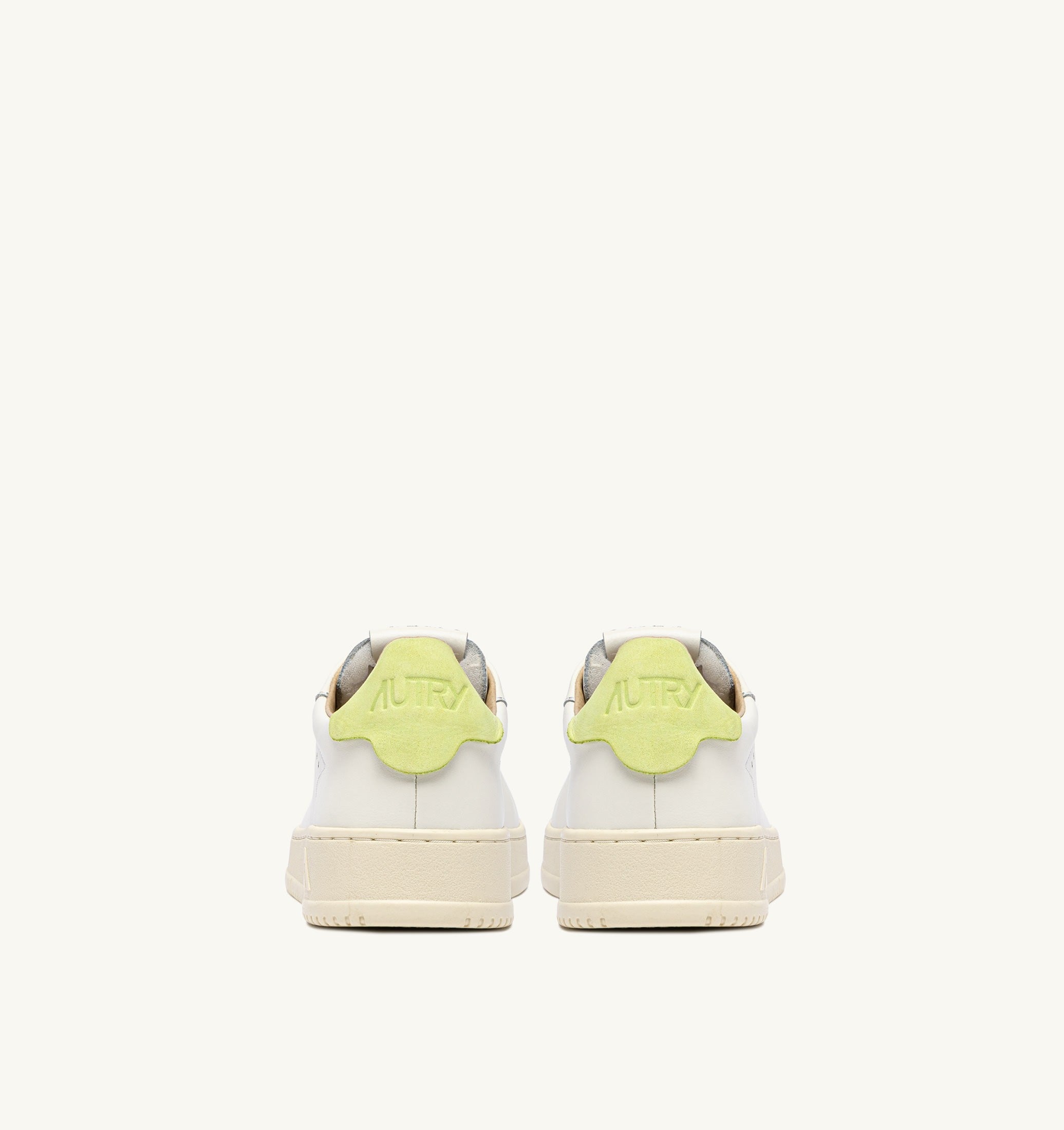SNEAKERS DALLAS LOW IN PELLE DAIQUIRI GREEN E MARSHMALLOW
