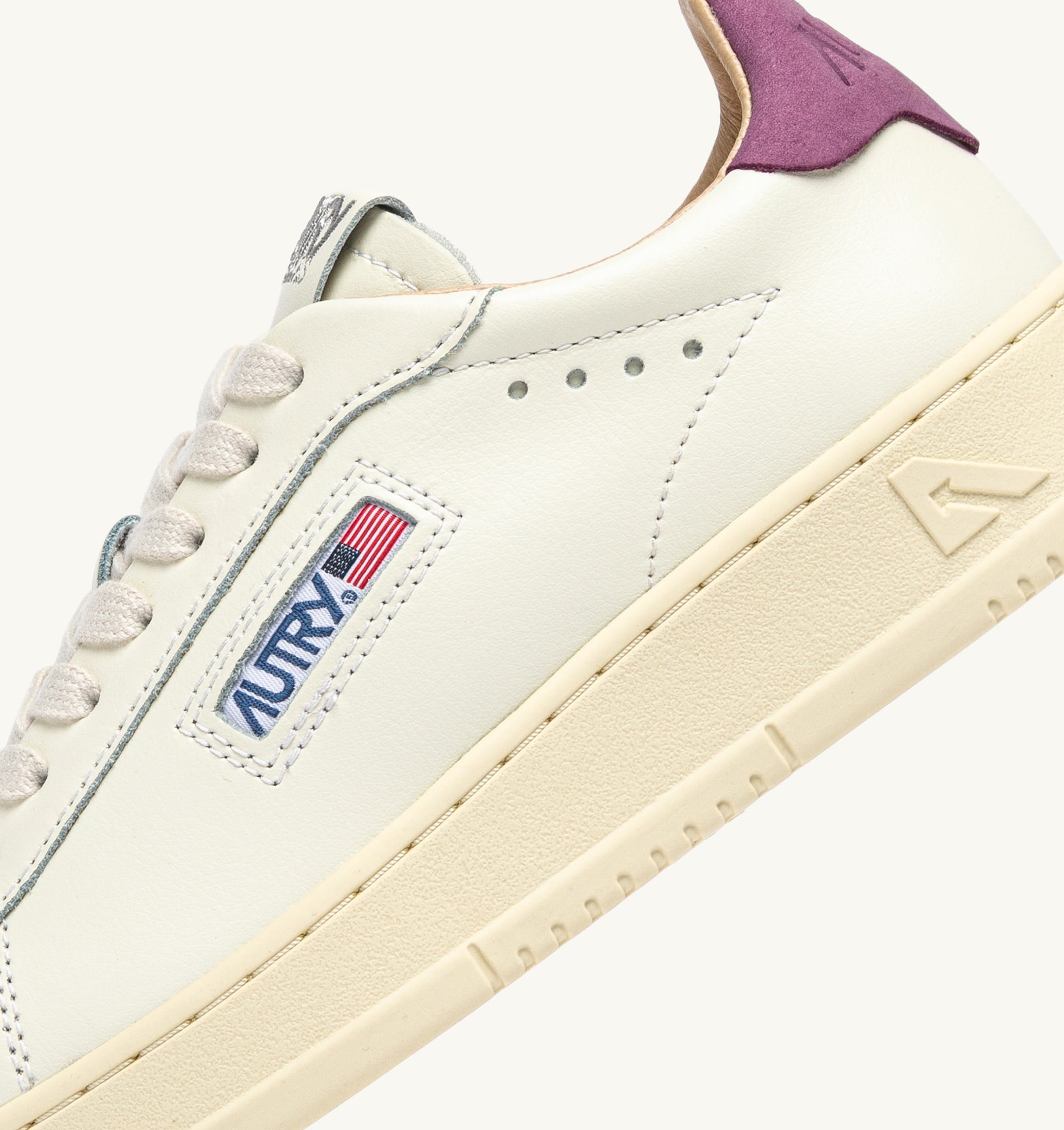 SNEAKERS DALLAS LOW IN PELLE FIRENZE E MARSHMALLOW