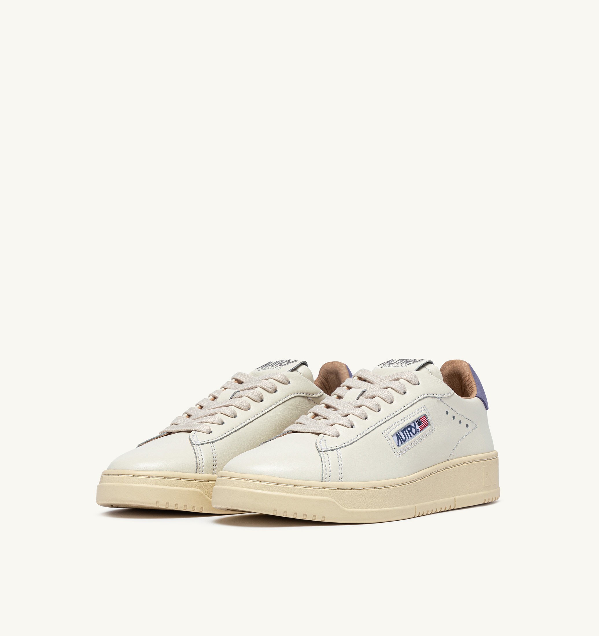 SNEAKERS DALLAS LOW IN PELLE MARSHMALLOW E TEMPEST