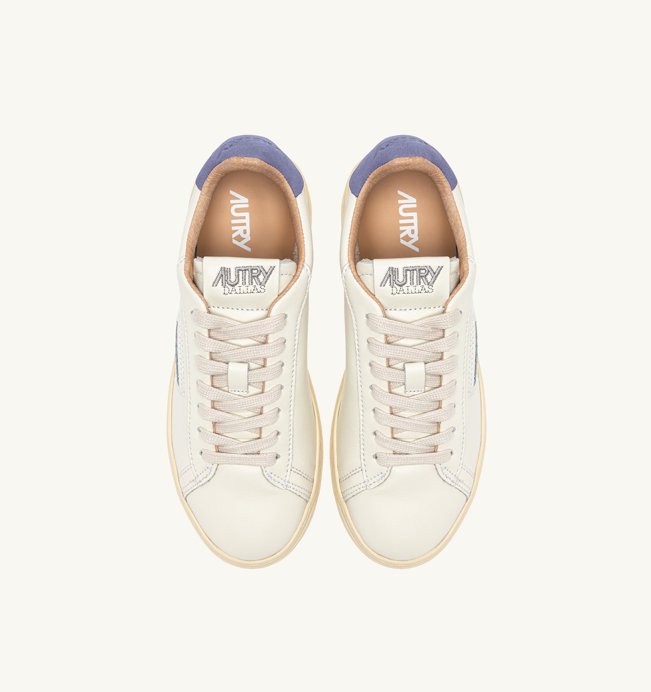 SNEAKERS DALLAS LOW IN PELLE MARSHMALLOW E TEMPEST