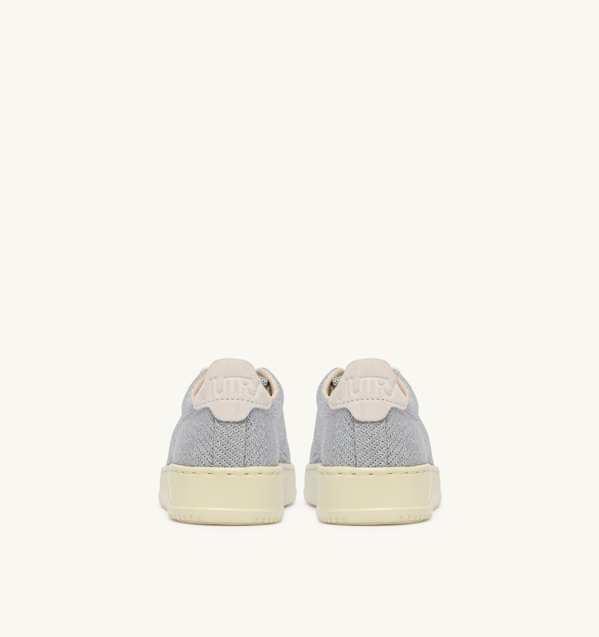 SNEAKERS MEDALIST EASEKNIT LOW IN MAGLIA ARGENTO