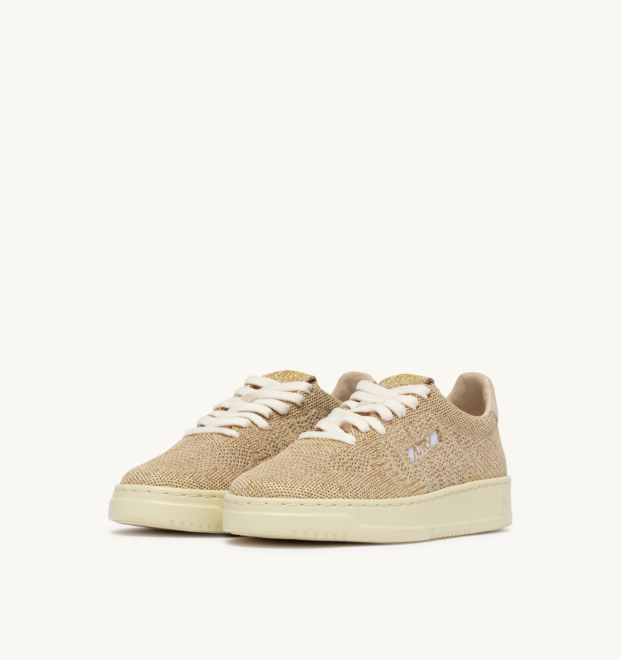 SNEAKERS MEDALIST EASEKNIT LOW IN MAGLIA PLATINO