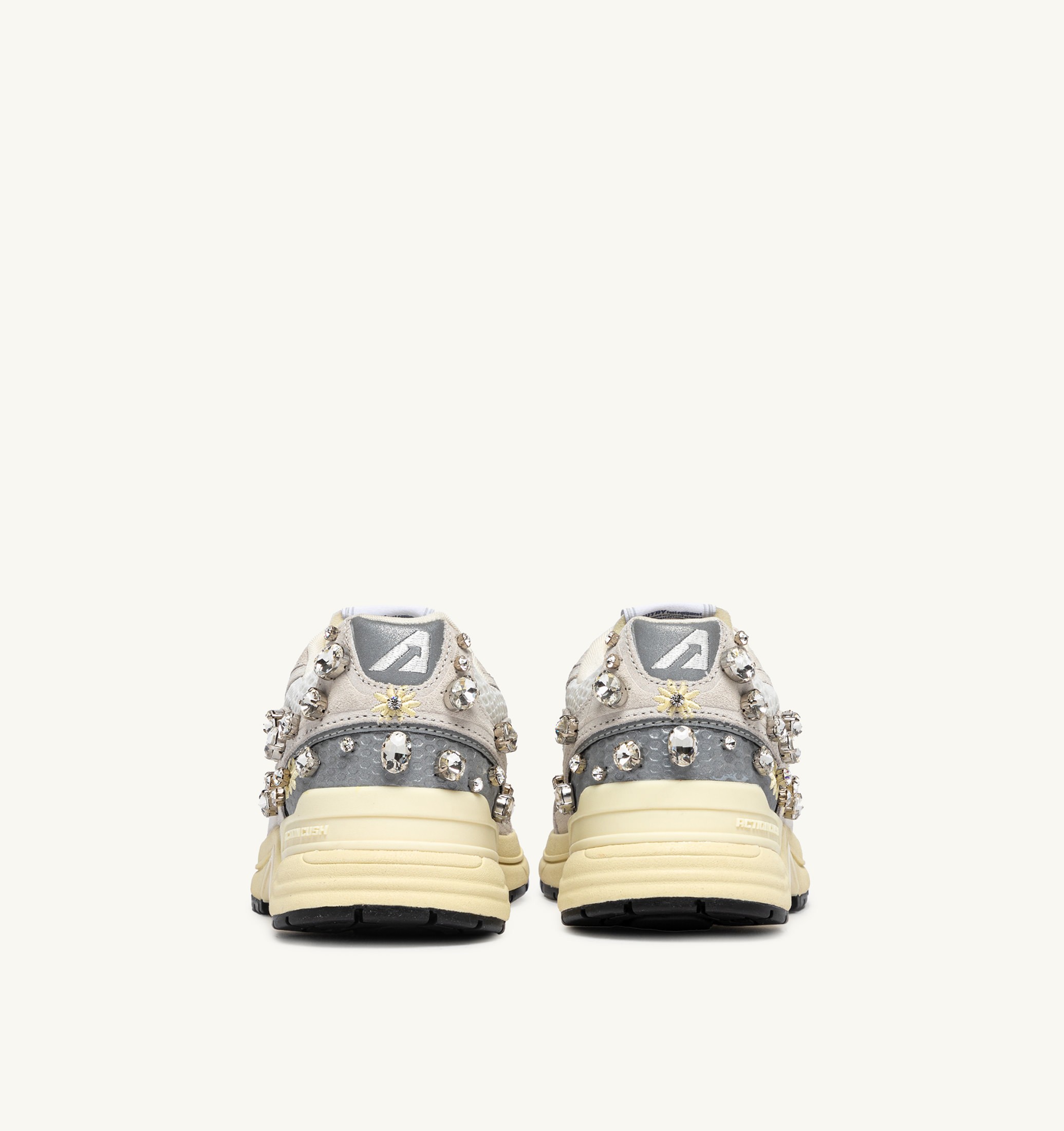 SNEAKERS HYPERWAY IN MESH E SUEDE BIANCO CON DETTAGLI