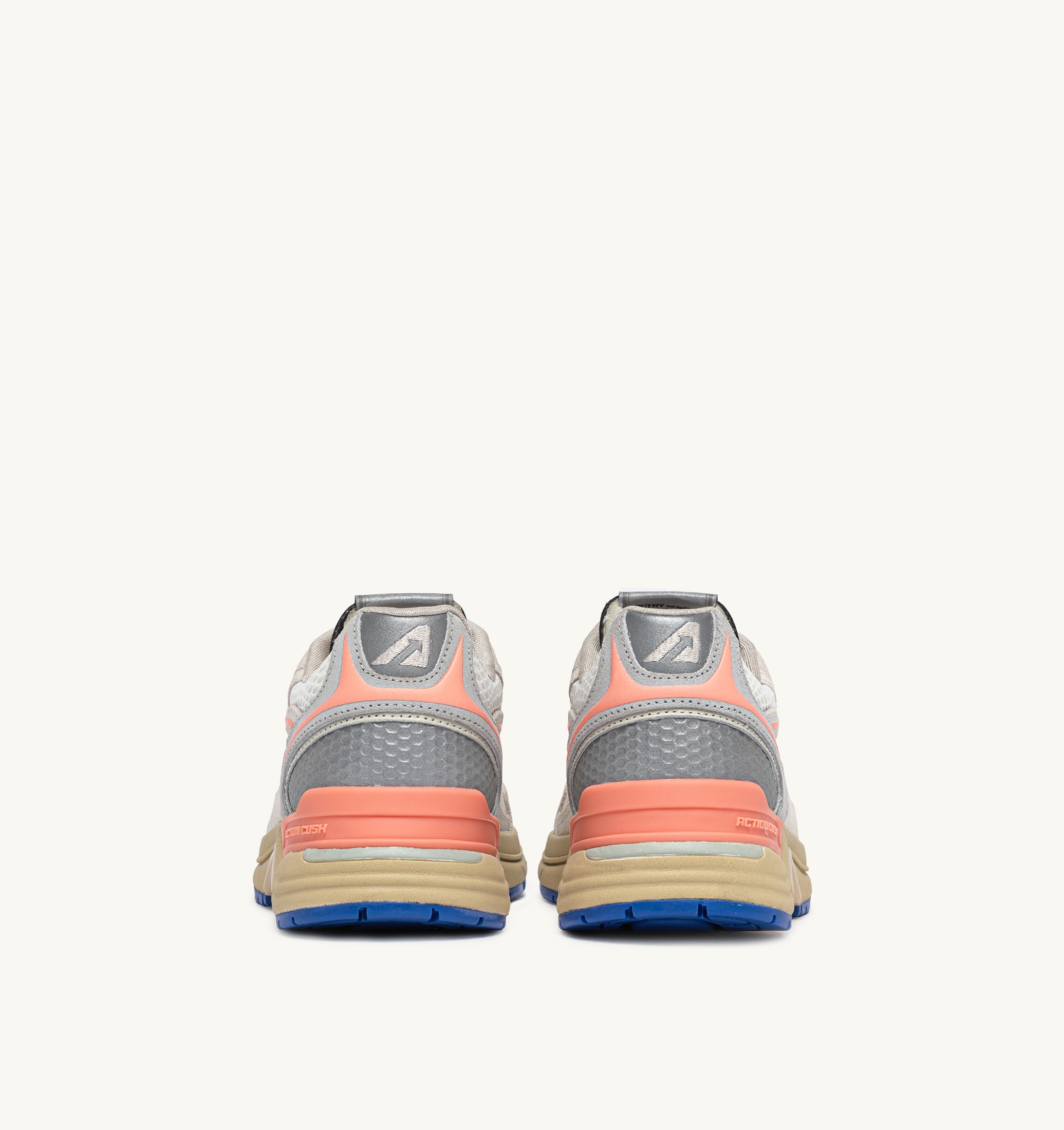 SNEAKERS HYPERWAY IN MESH E SUEDE BIANCO E PEACH PINK