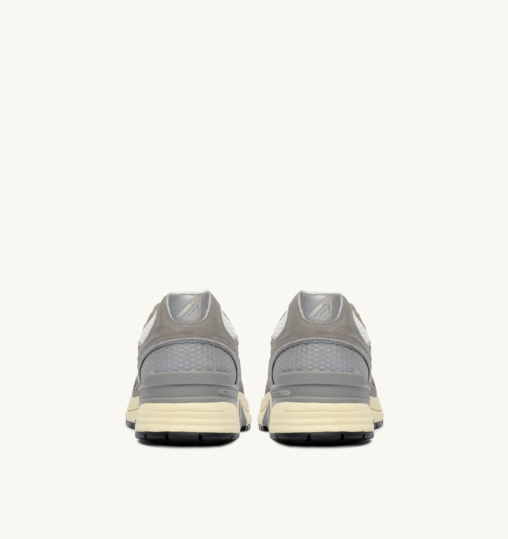 SNEAKERS HYPERWAY IN MESH E SUEDE BIANCO E PLUMBLEO