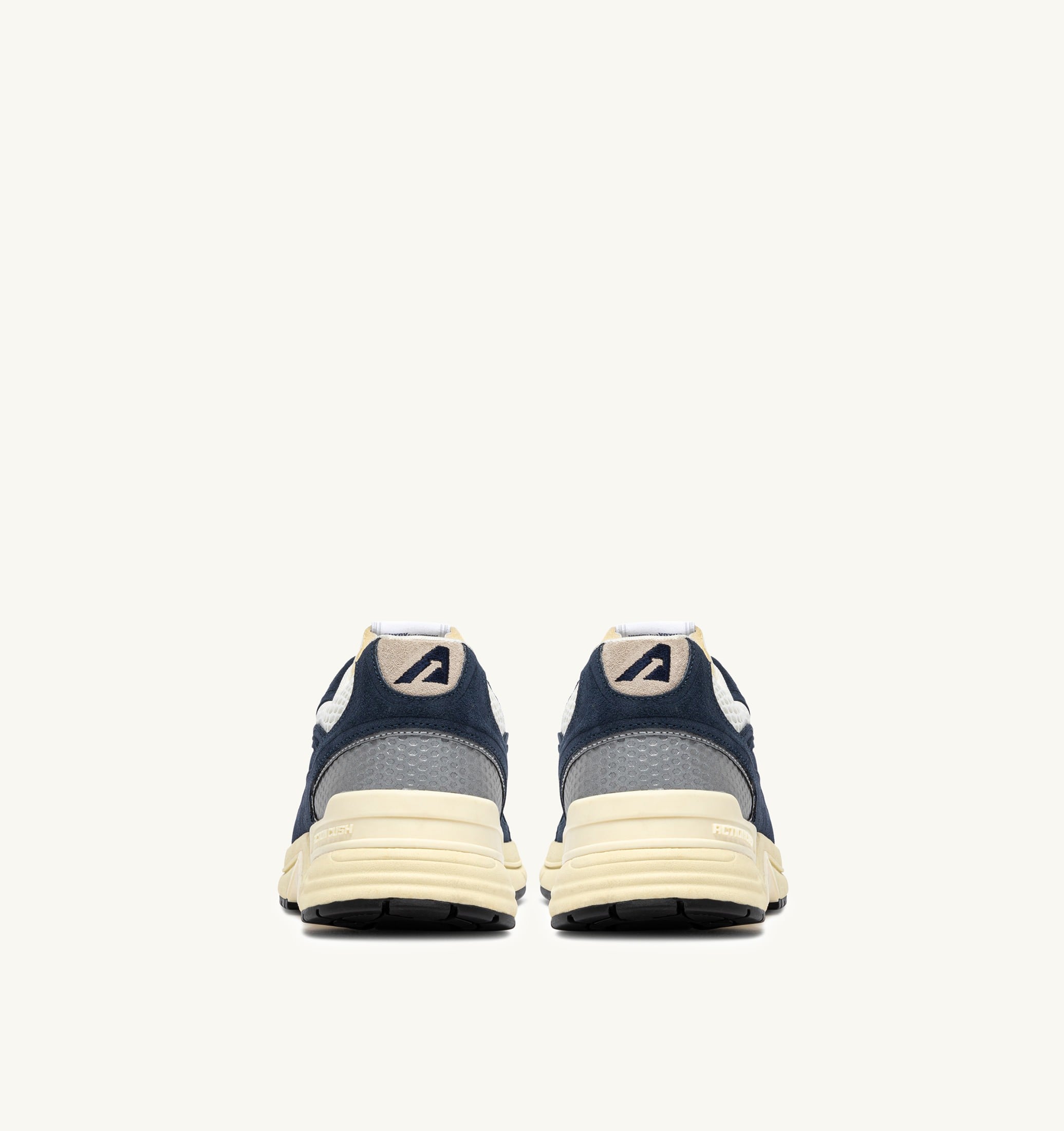 SNEAKERS HYPERWAY IN MESH E SUEDE BLUETTE E MARSHMALLOW