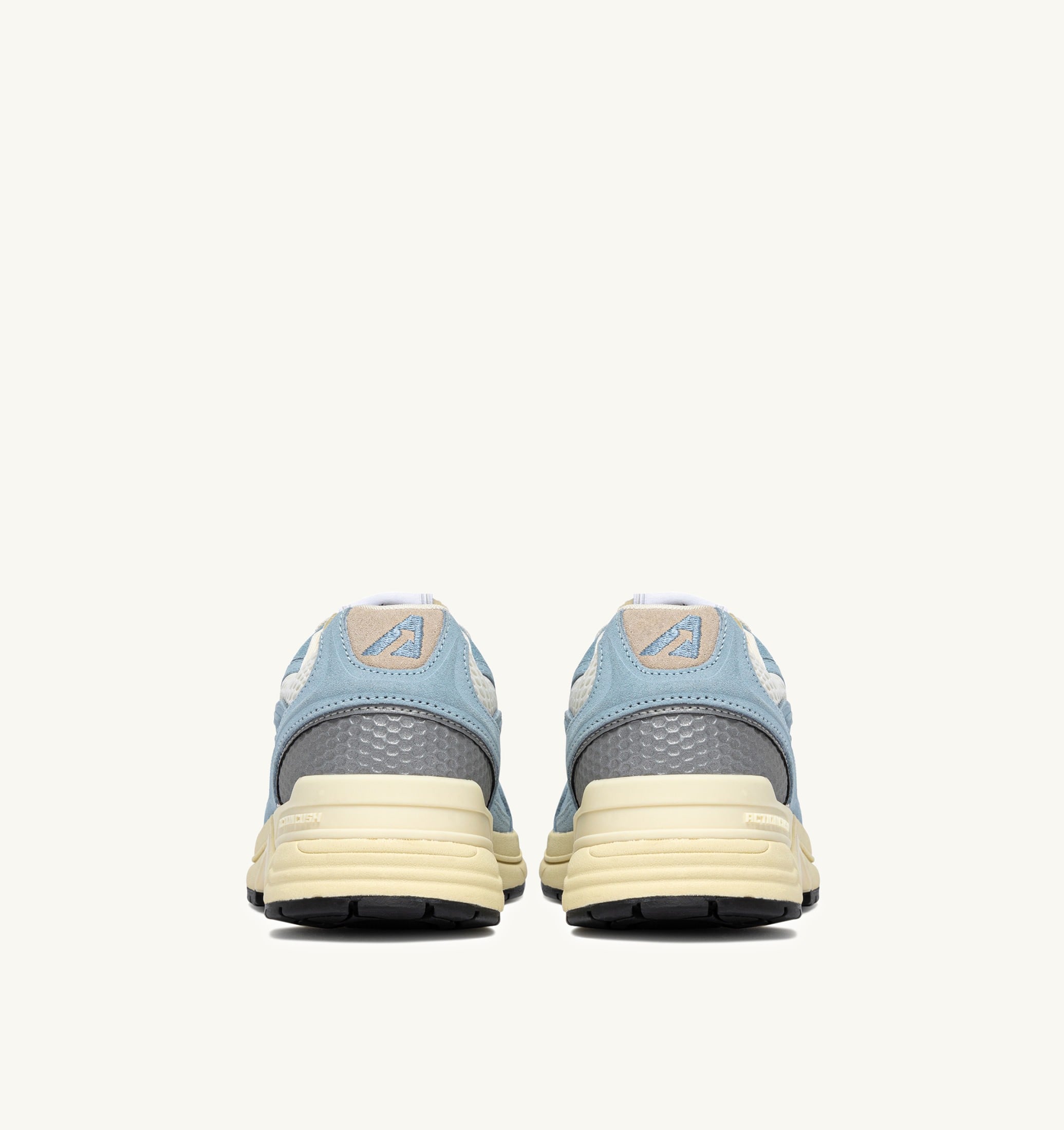 SNEAKERS HYPERWAY IN MESH E SUEDE PORTOFINO E MARSHMALLOW