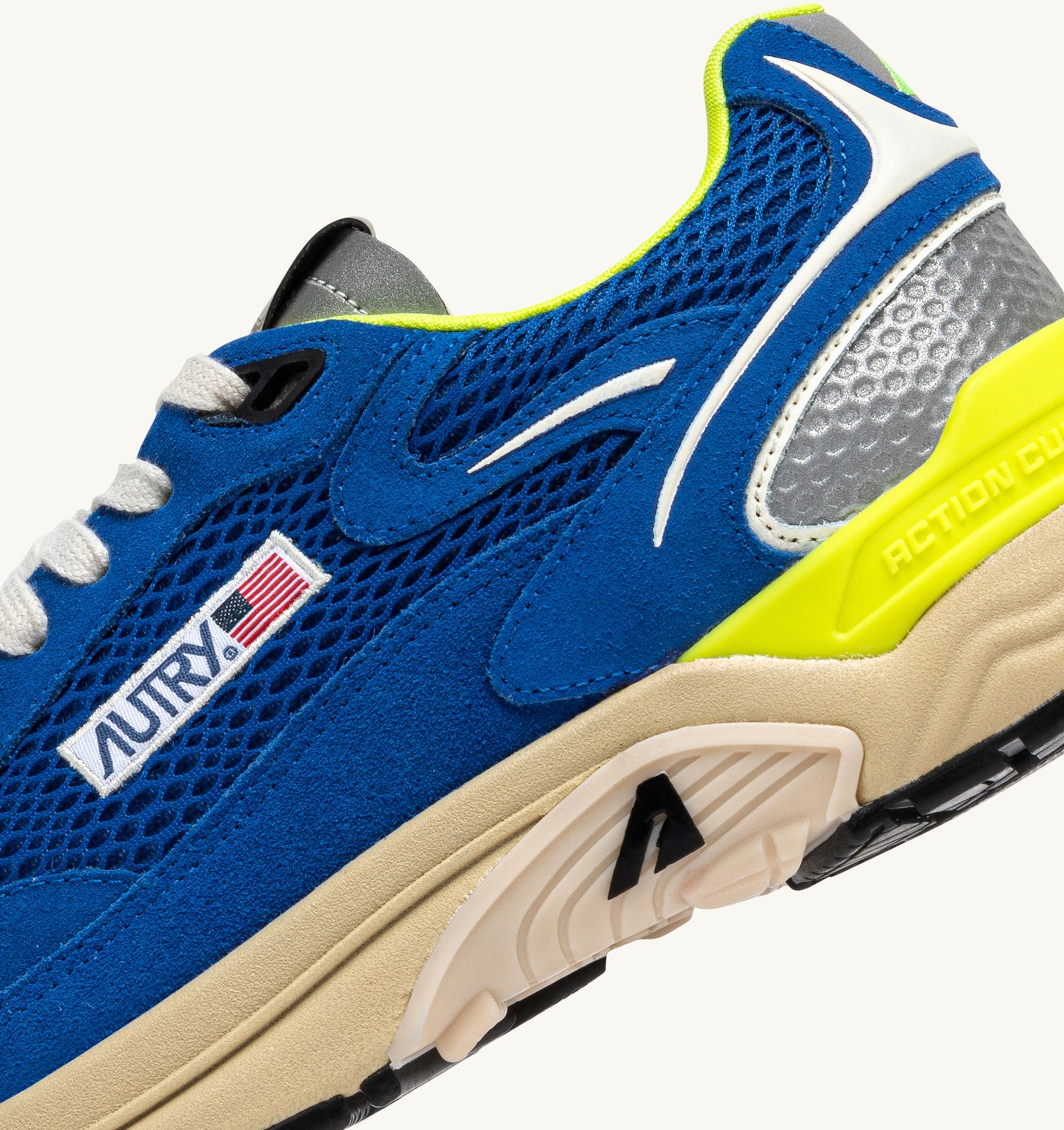 SNEAKERS HYPERWAY IN MESH E SUEDE PRINCESS BLUE E VANILLA ICE