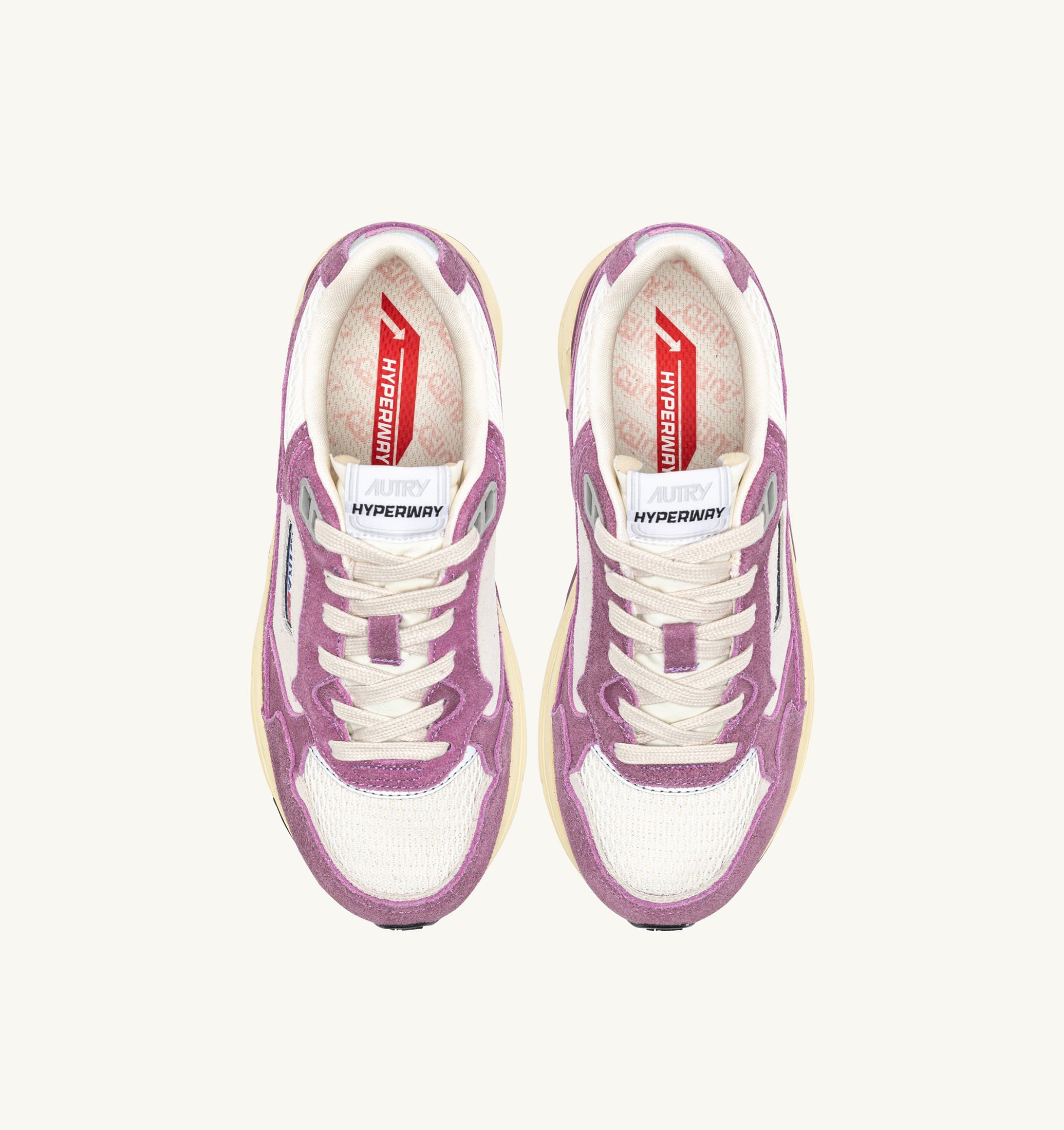 SNEAKERS HYPERWAY IN MESH E SUEDE SAND E FIRENZE