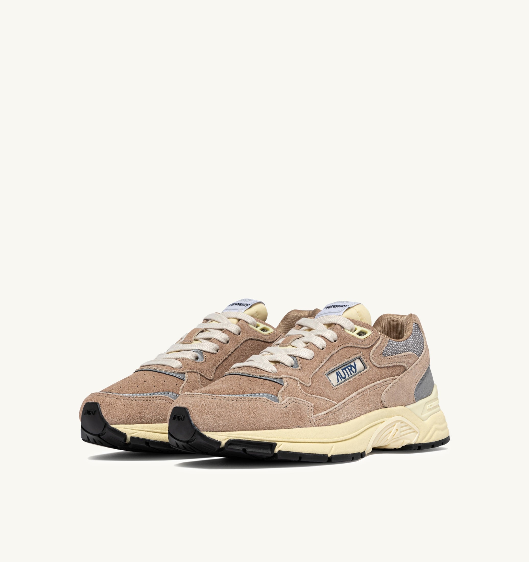 SNEAKERS HYPERWAY IN MESH E SUEDE SOUTHERN MOONLIGHT E ARGENTO