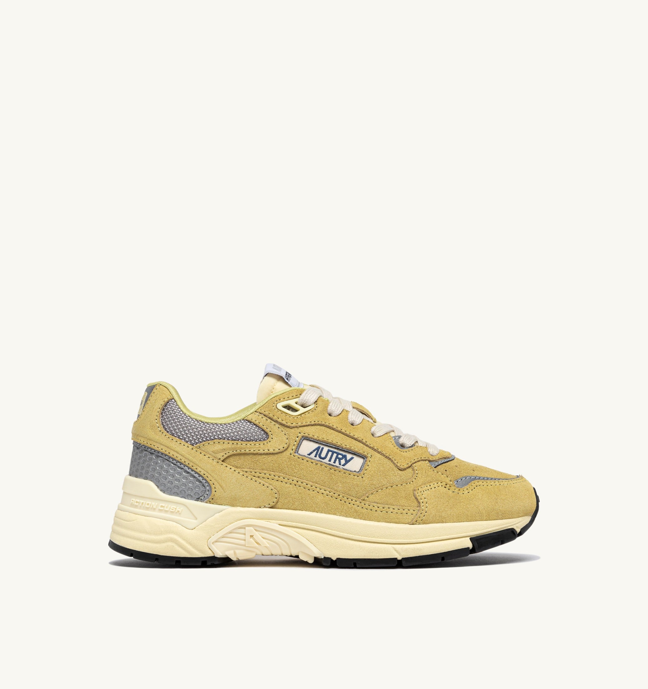 SNEAKERS HYPERWAY IN MESH E SUEDE SOUTHERN MOSS E ARGENTO