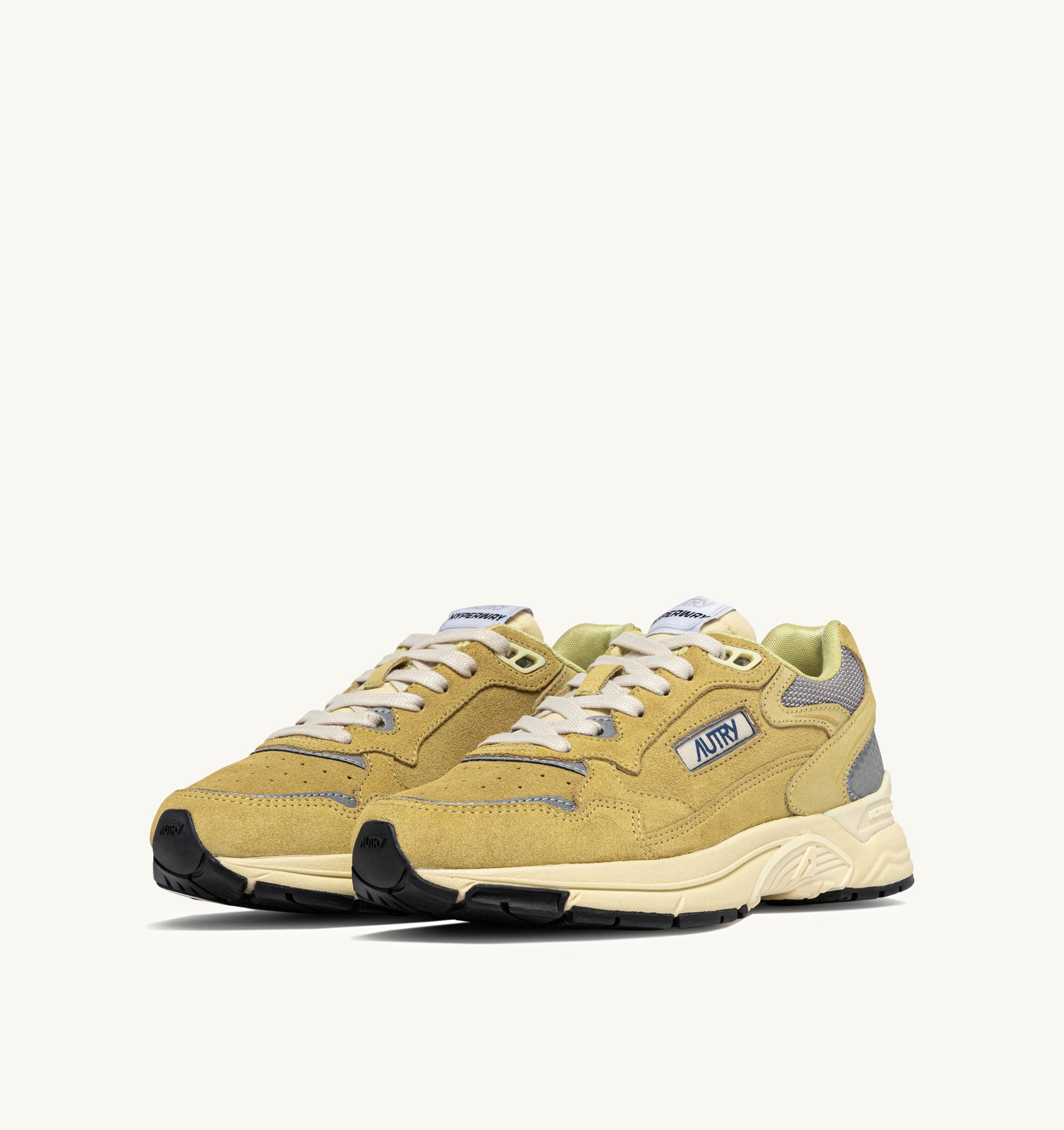 SNEAKERS HYPERWAY IN MESH E SUEDE SOUTHERN MOSS E ARGENTO