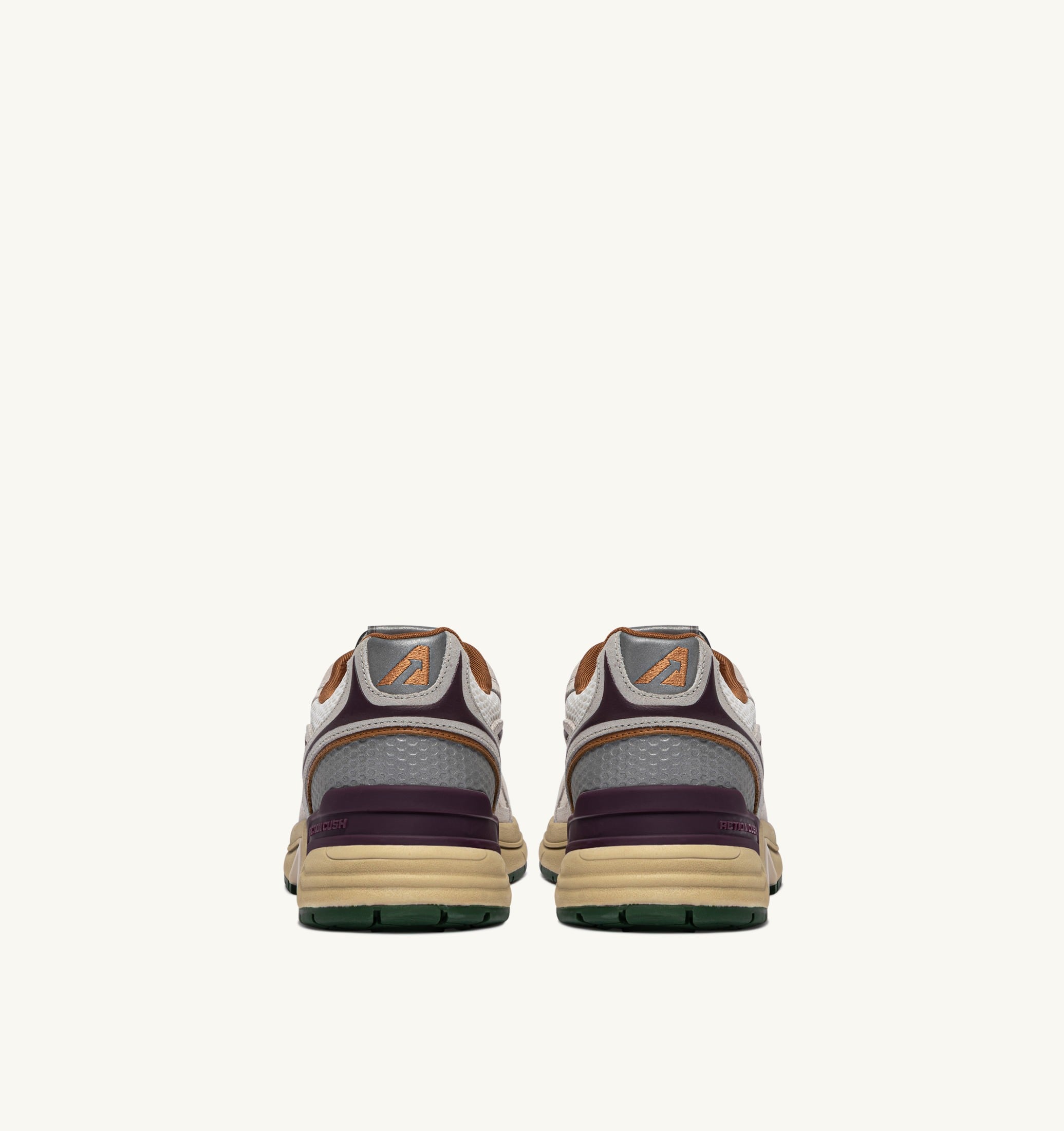 SNEAKERS HYPERWAY IN SUEDE E MESH BIANCO E FIG