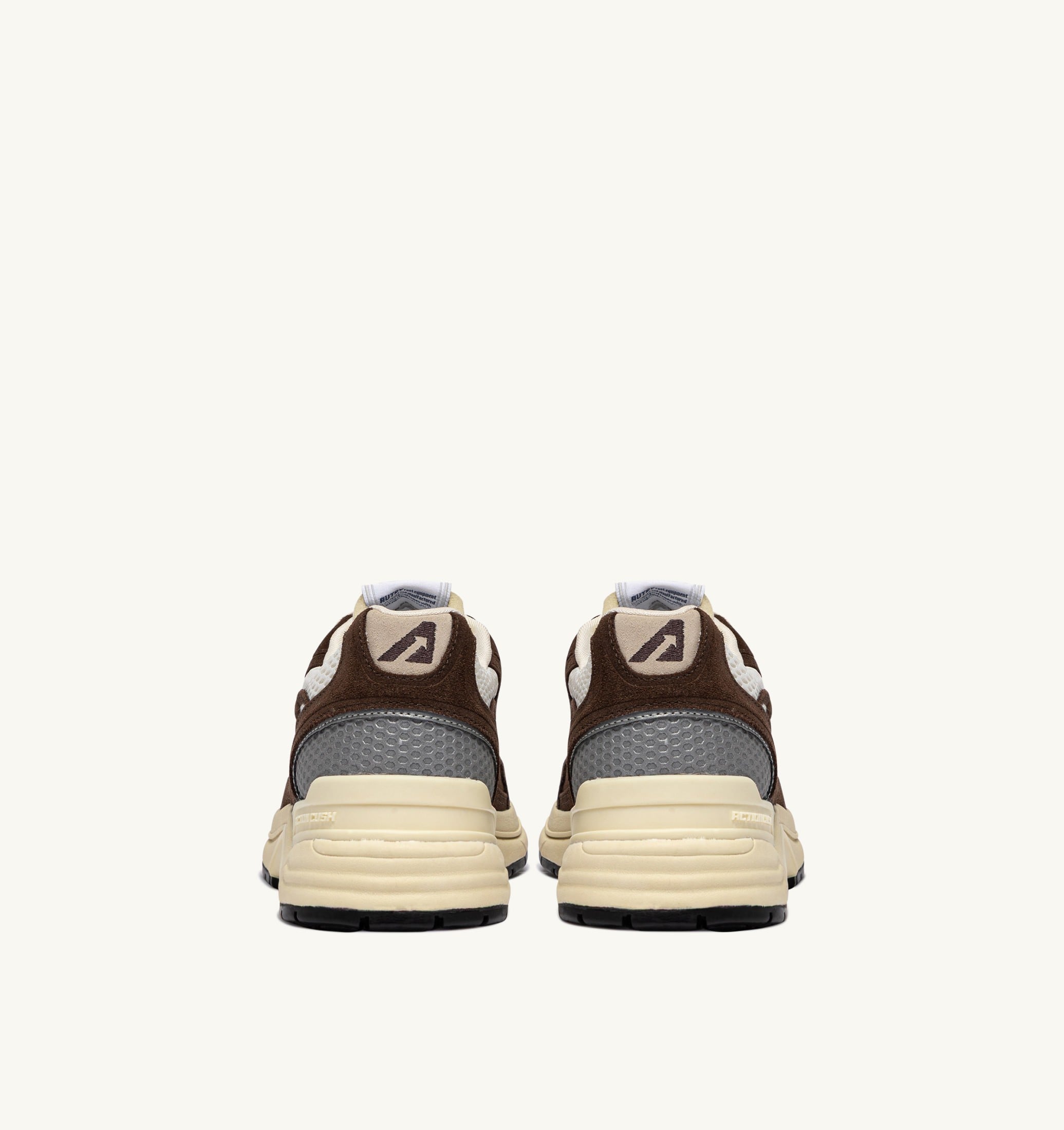 SNEAKERS HYPERWAY IN SUEDE E MESH MARSHMALLOW E COTTO
