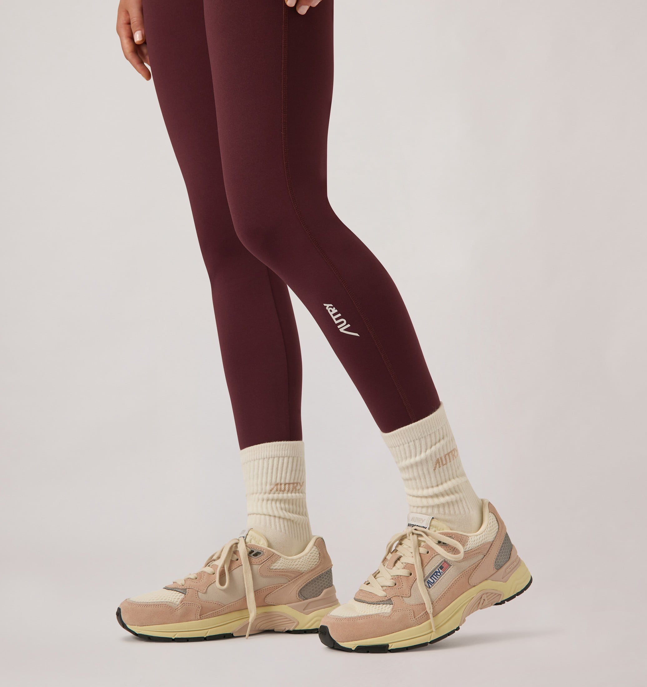 SNEAKERS HYPERWAY IN SUEDE E MESH SILK E BIANCO