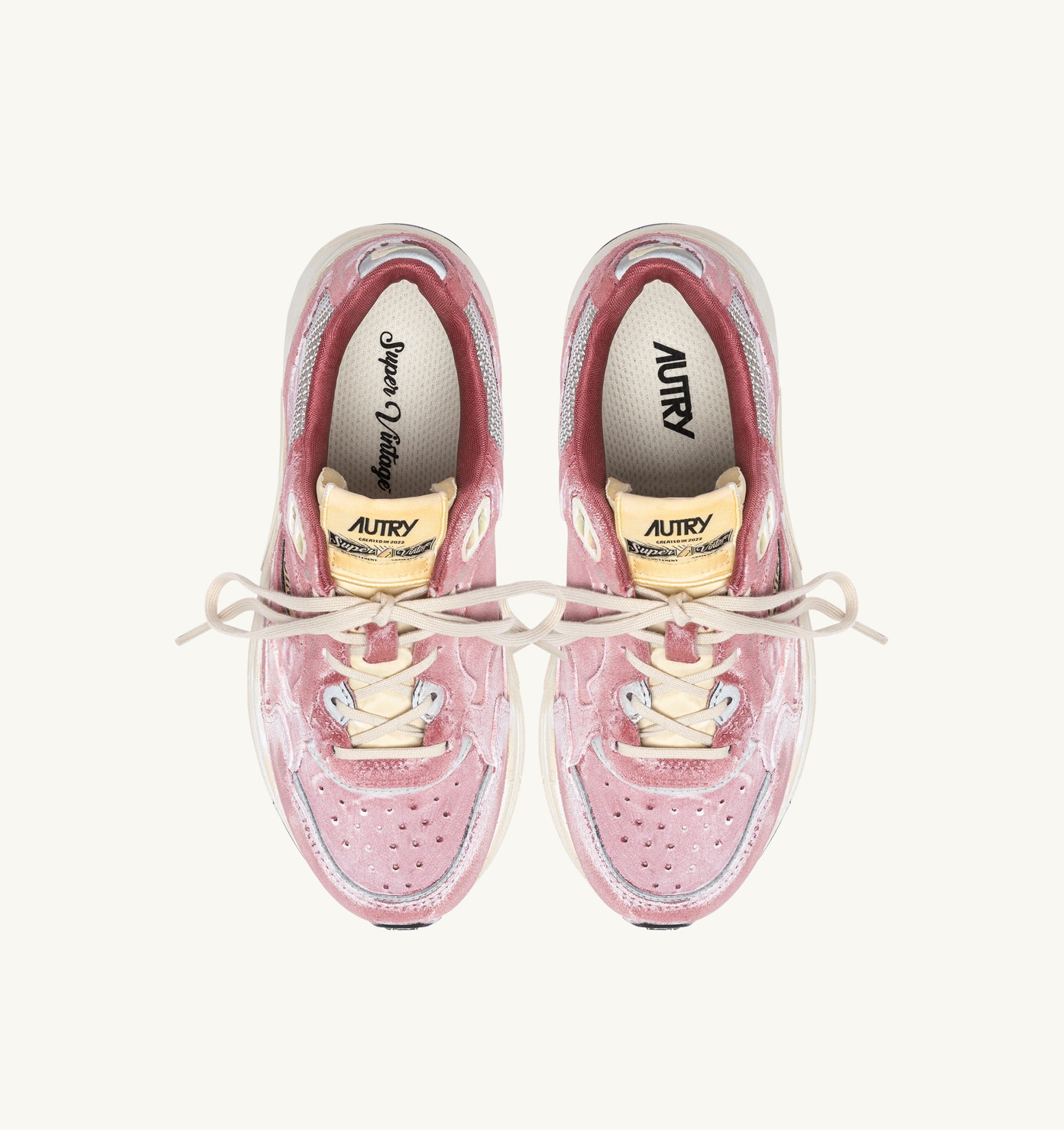 SNEAKERS HYPERWAY SUPER VINTAGE IN SUEDE BABOL E ARGENTO