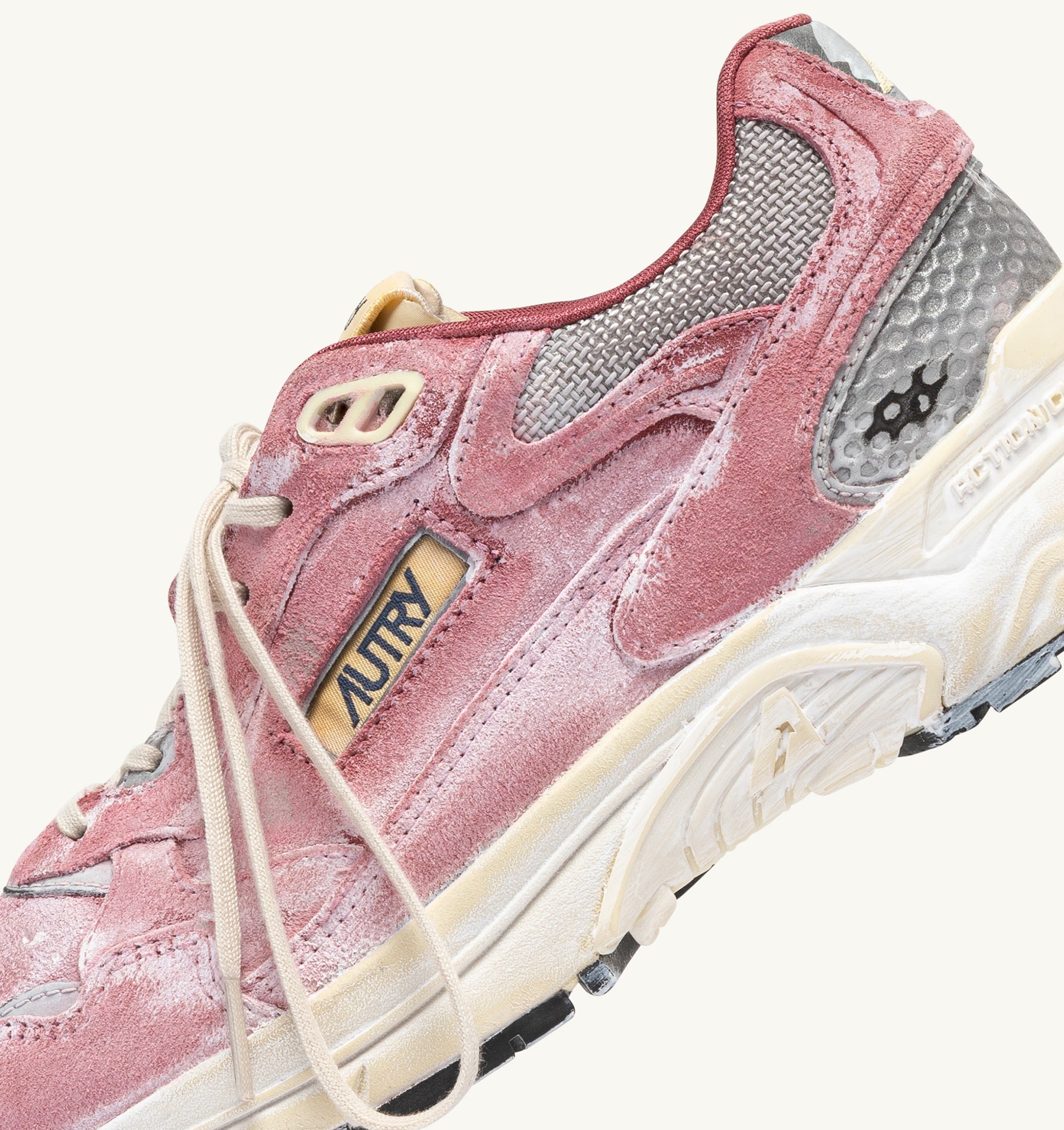SNEAKERS HYPERWAY SUPER VINTAGE IN SUEDE BABOL E ARGENTO
