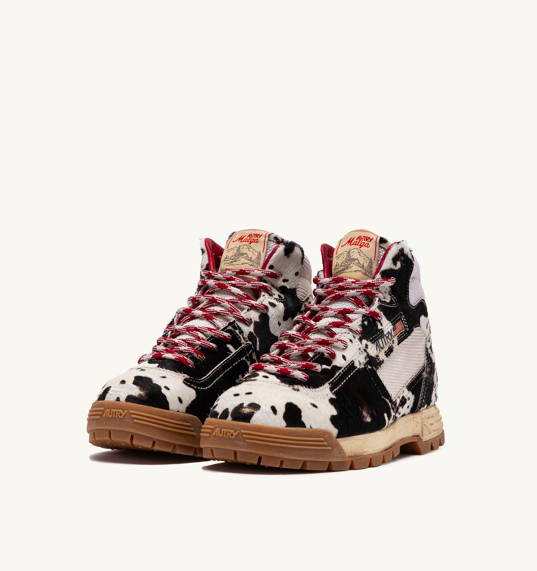 MALGA EFFETTO CAVALLINO MARSHMALLOW E MARRONE