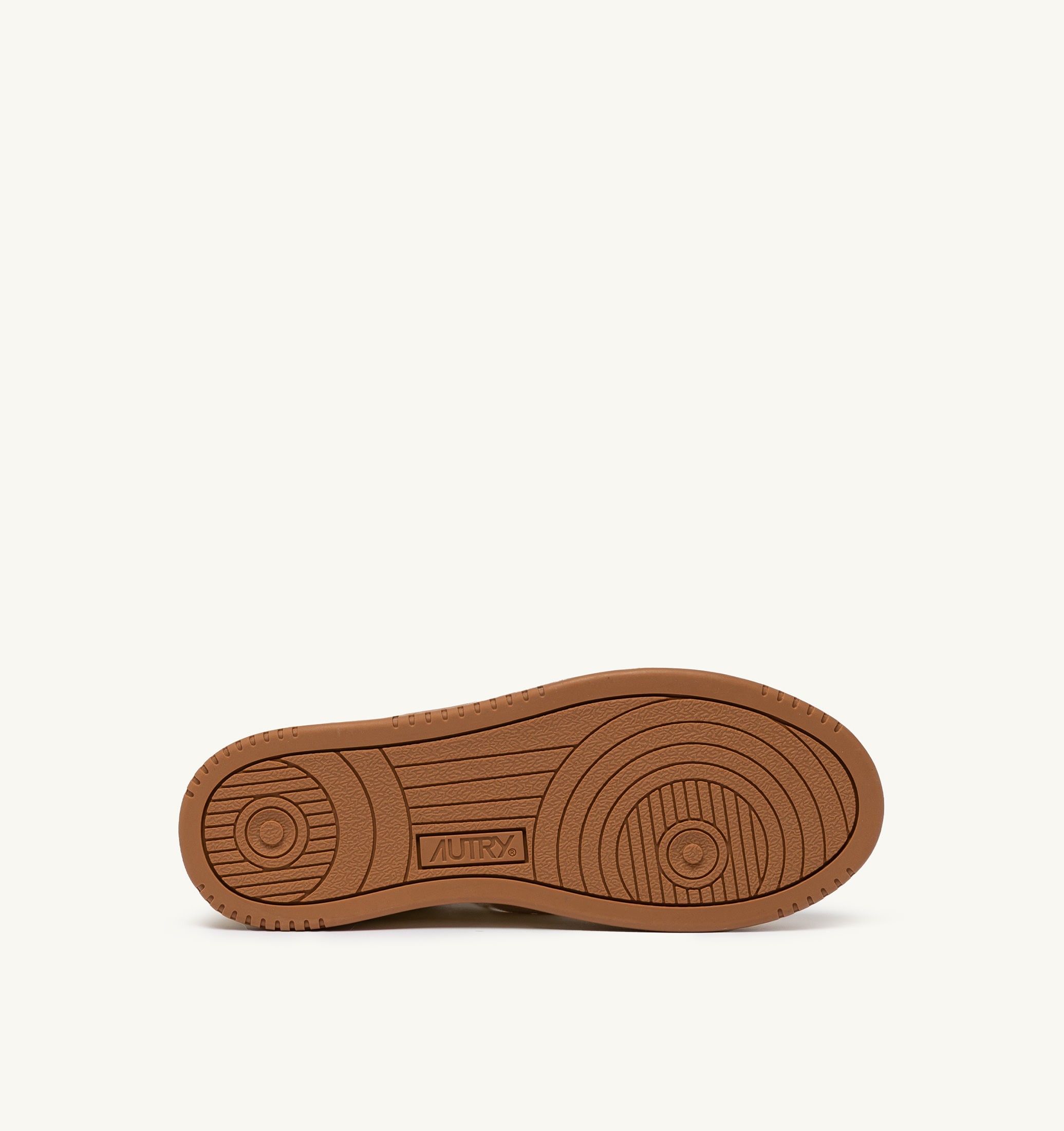 SNEAKERS MED-WAY IN PELLE COLORE MARSHMALLOW E BROWN SUGAR
