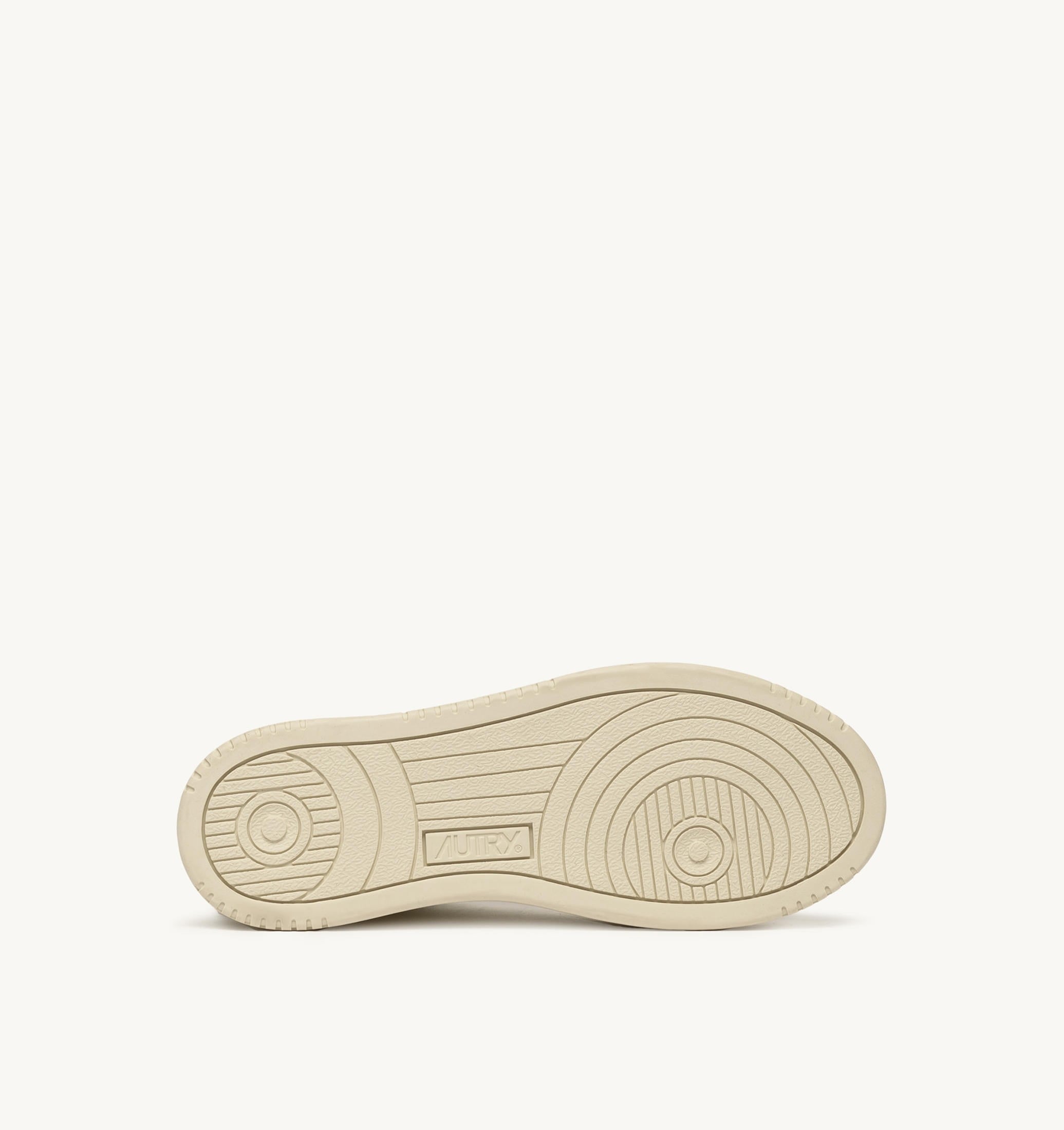 SNEAKERS MED-WAY IN PELLE COLORE MARSHMALLOW E PLATINO