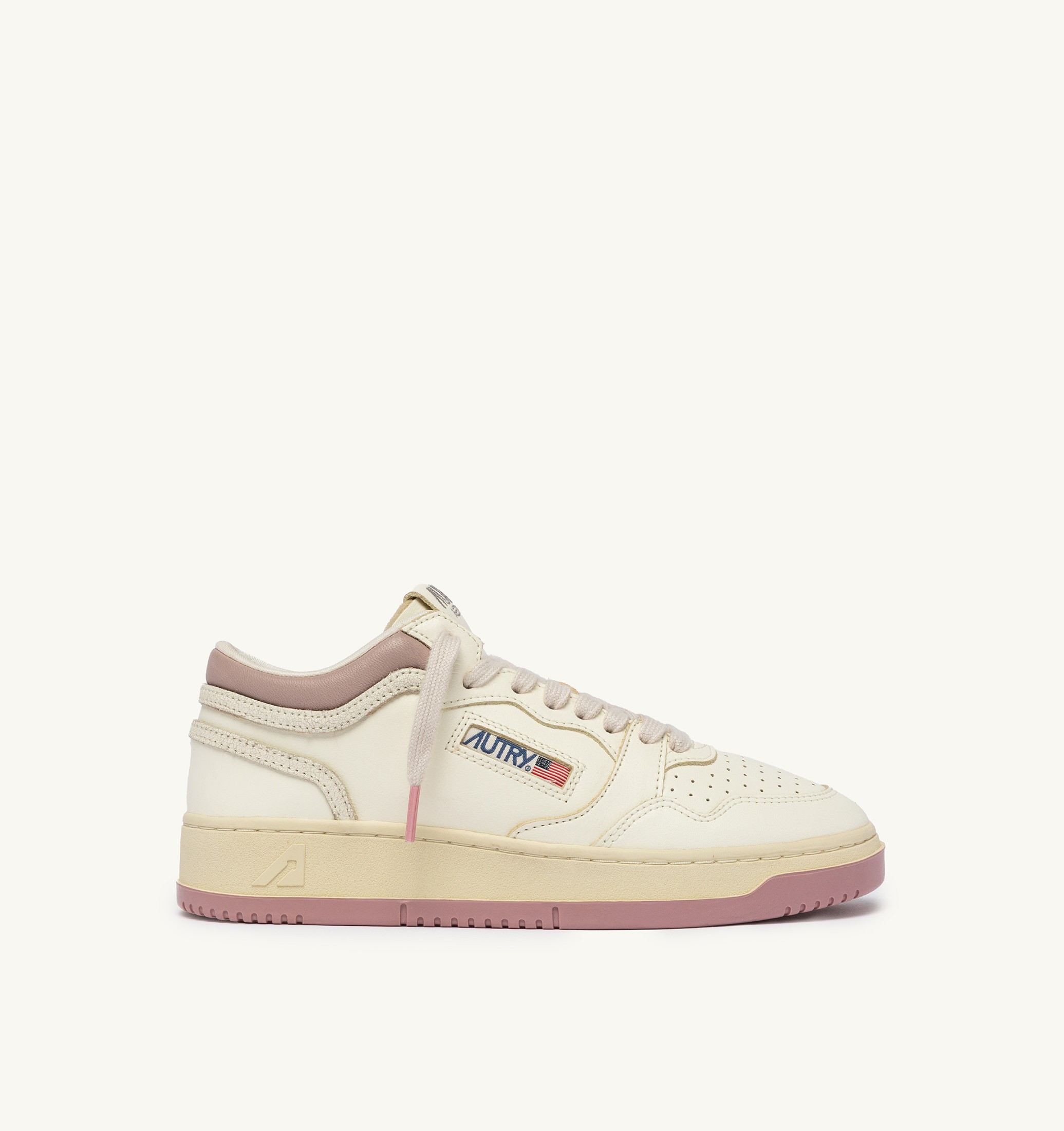 SNEAKERS MED-WAY IN PELLE COLORE MARSHMALLOW E ZEPHYR