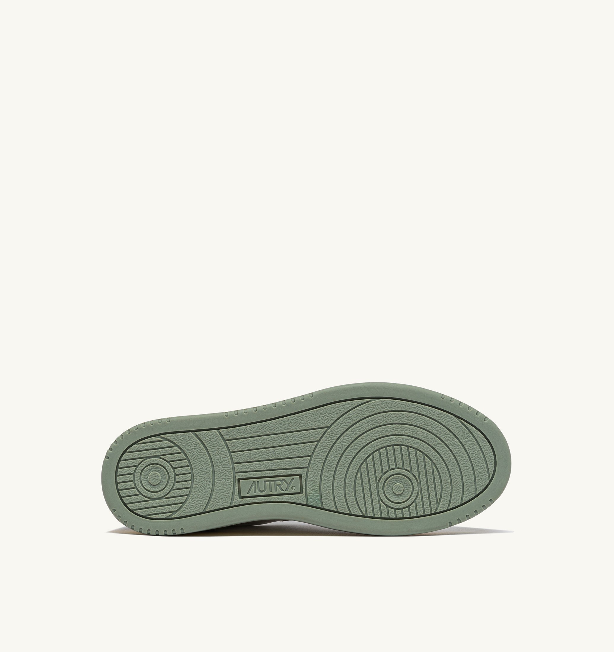 SNEAKERS MEDALIST LOW BICOLOR IN PELLE BIANCA E SEA GRASS