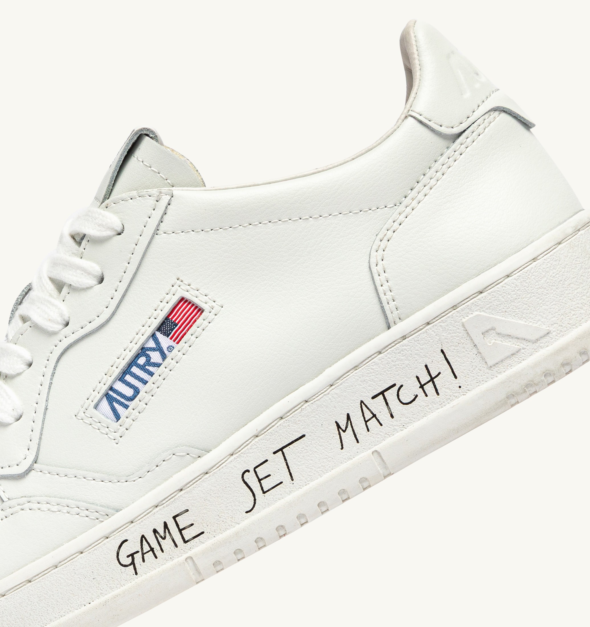 SNEAKERS MEDALIST LOW IN PELLE BIANCA