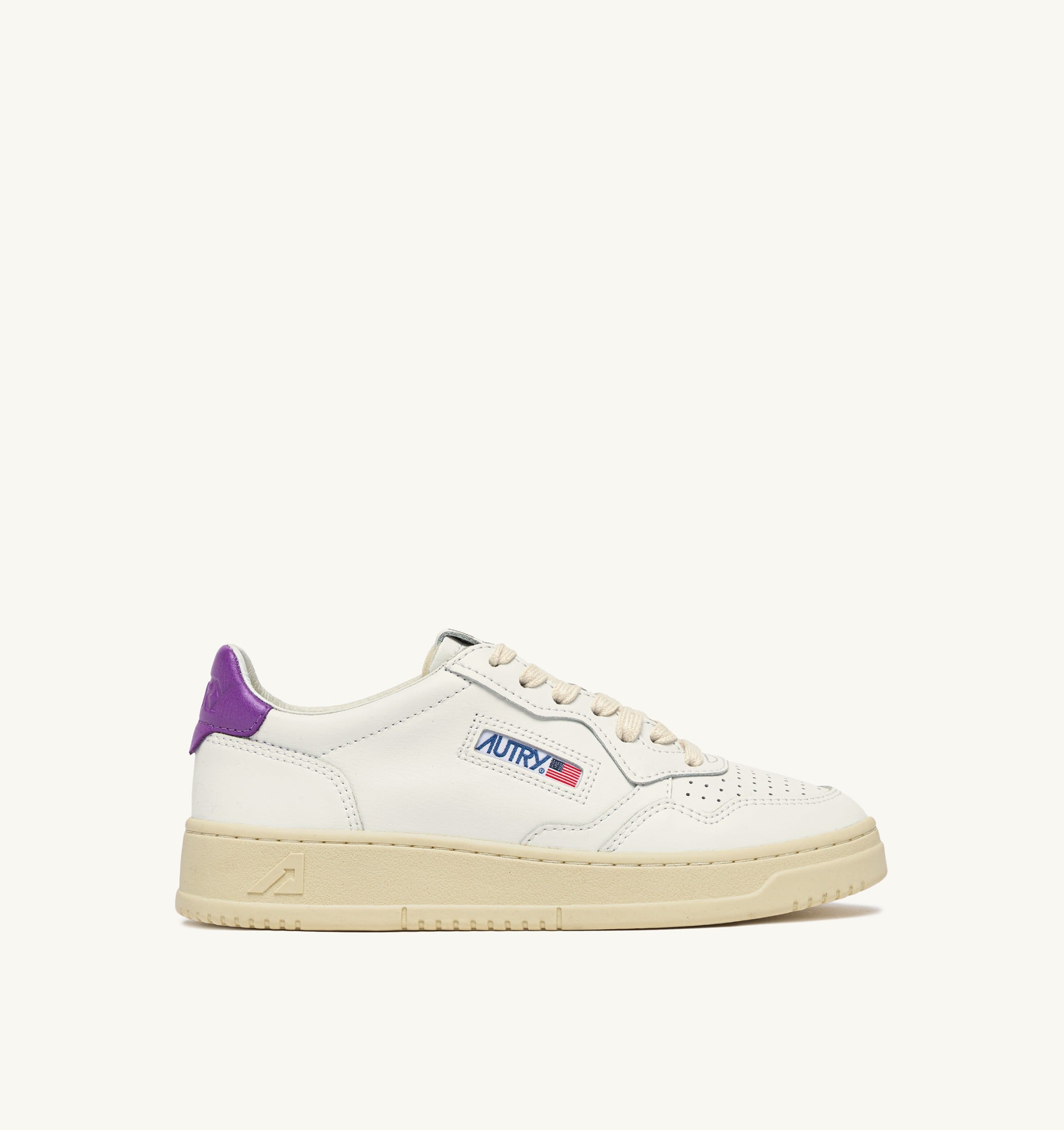SNEAKERS MEDALIST LOW IN PELLE BIANCA E DEWBERRY