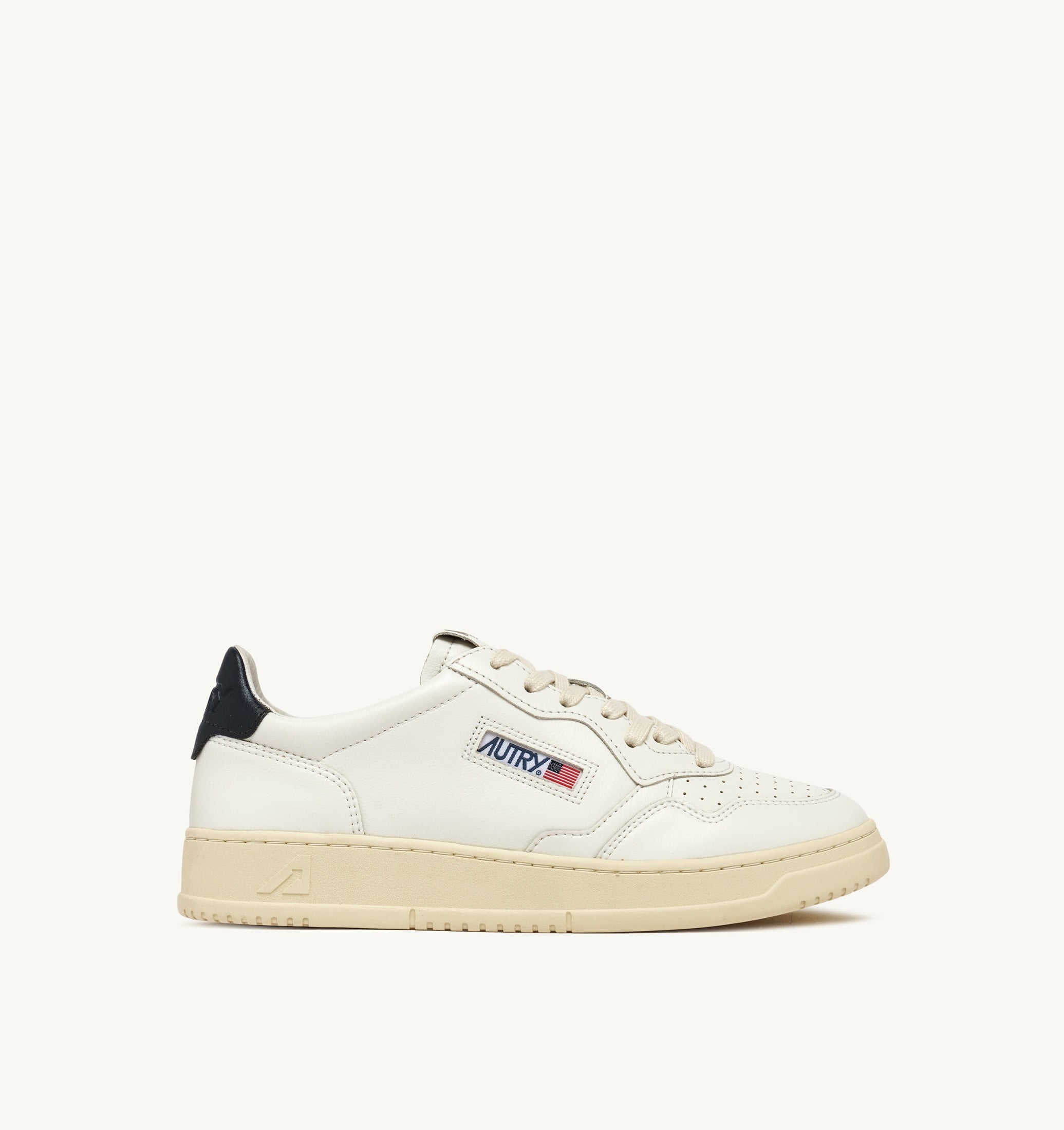 SNEAKERS MEDALIST LOW IN PELLE BIANCA E SPACE