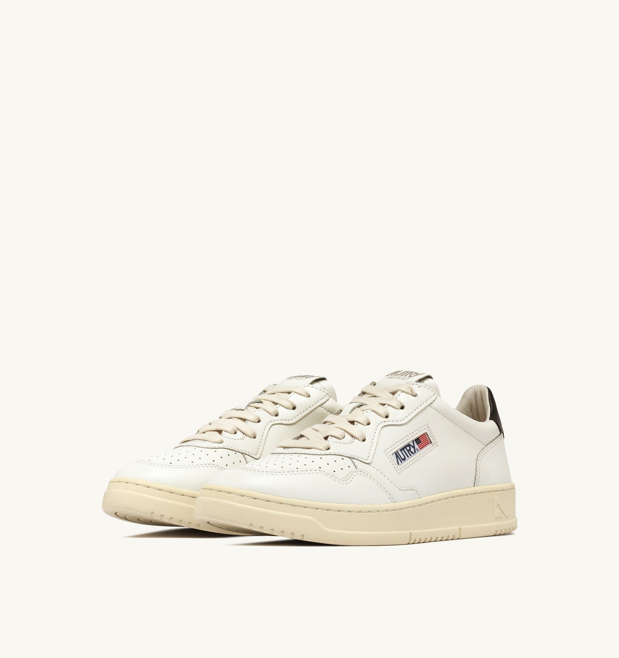 SNEAKERS MEDALIST LOW IN PELLE BIANCA E SPACE