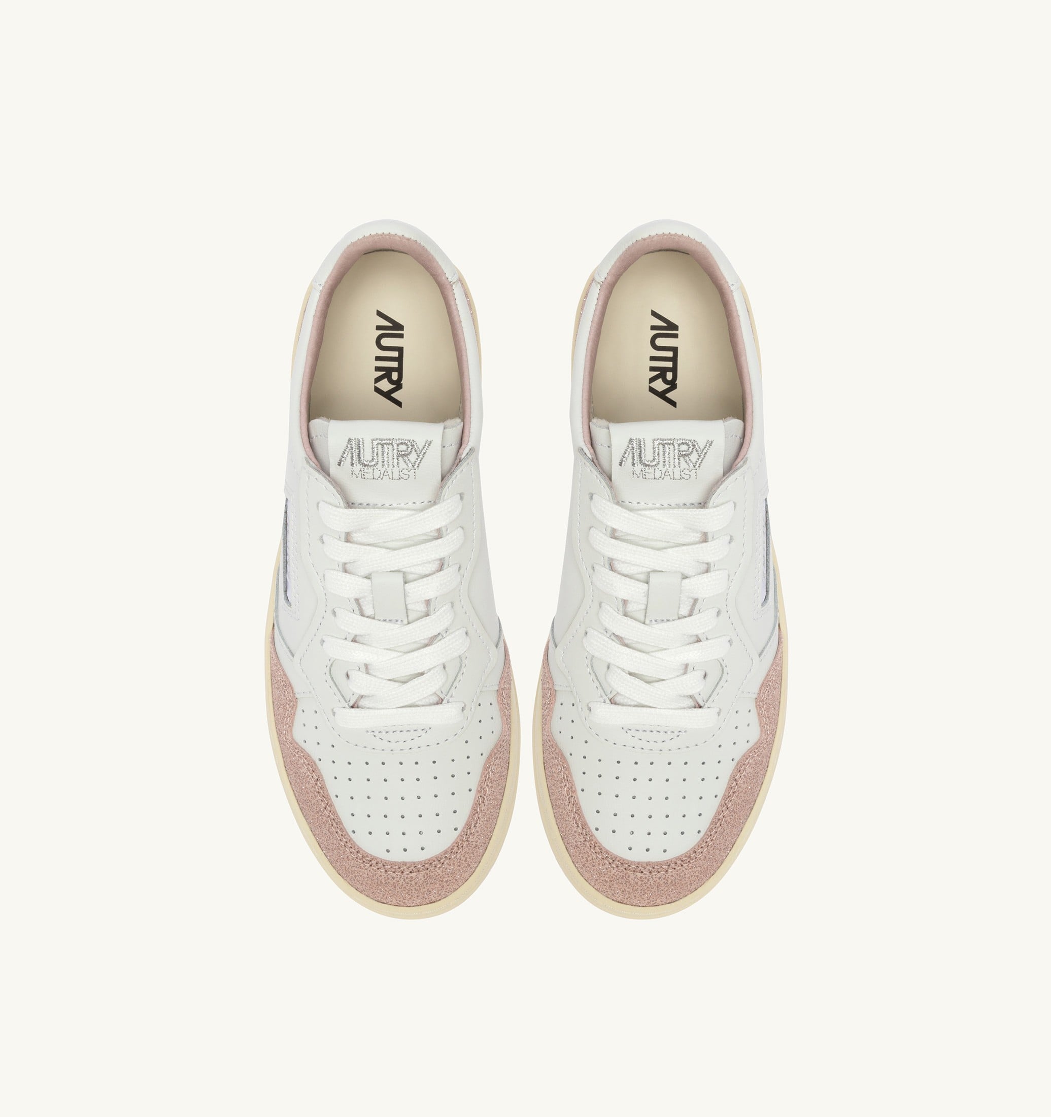 SNEAKERS MEDALIST LOW IN PELLE BIANCA E STARS MEMORY