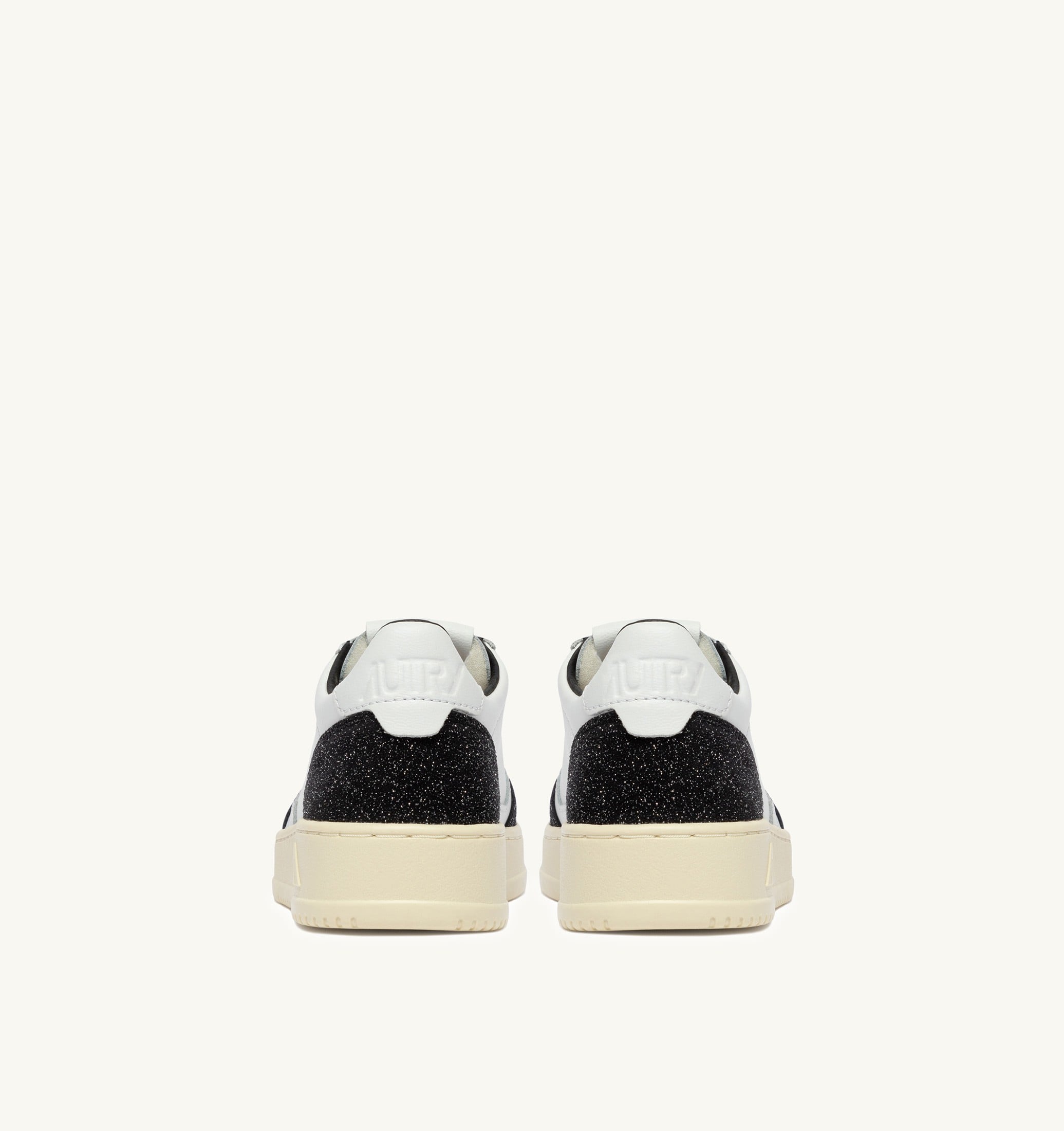 SNEAKERS MEDALIST LOW IN PELLE BIANCA E STARS OFF BLACK