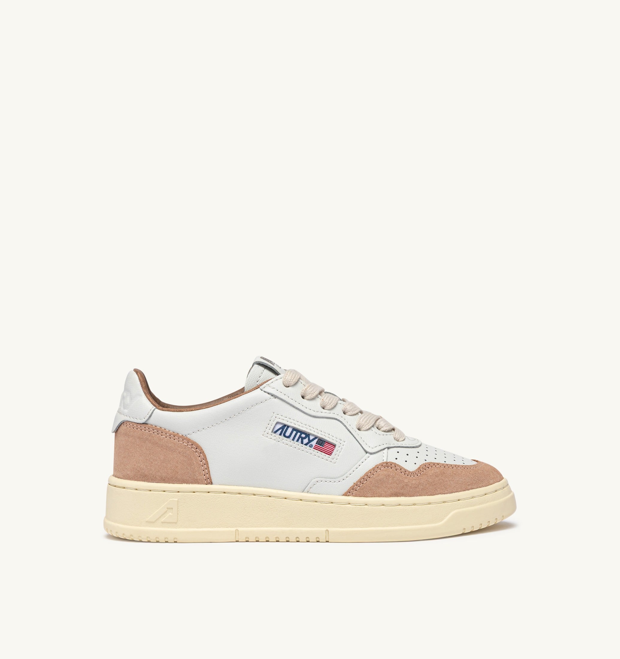 SNEAKERS MEDALIST LOW IN PELLE BIANCA E SUEDE PHARD
