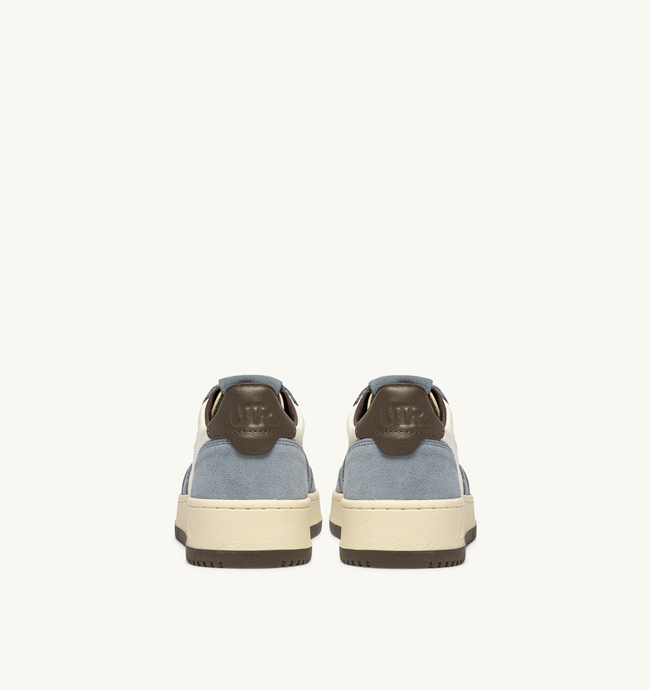SNEAKERS MEDALIST LOW IN PELLE E SUEDE CHOOCOLATE CHIP E CIELO