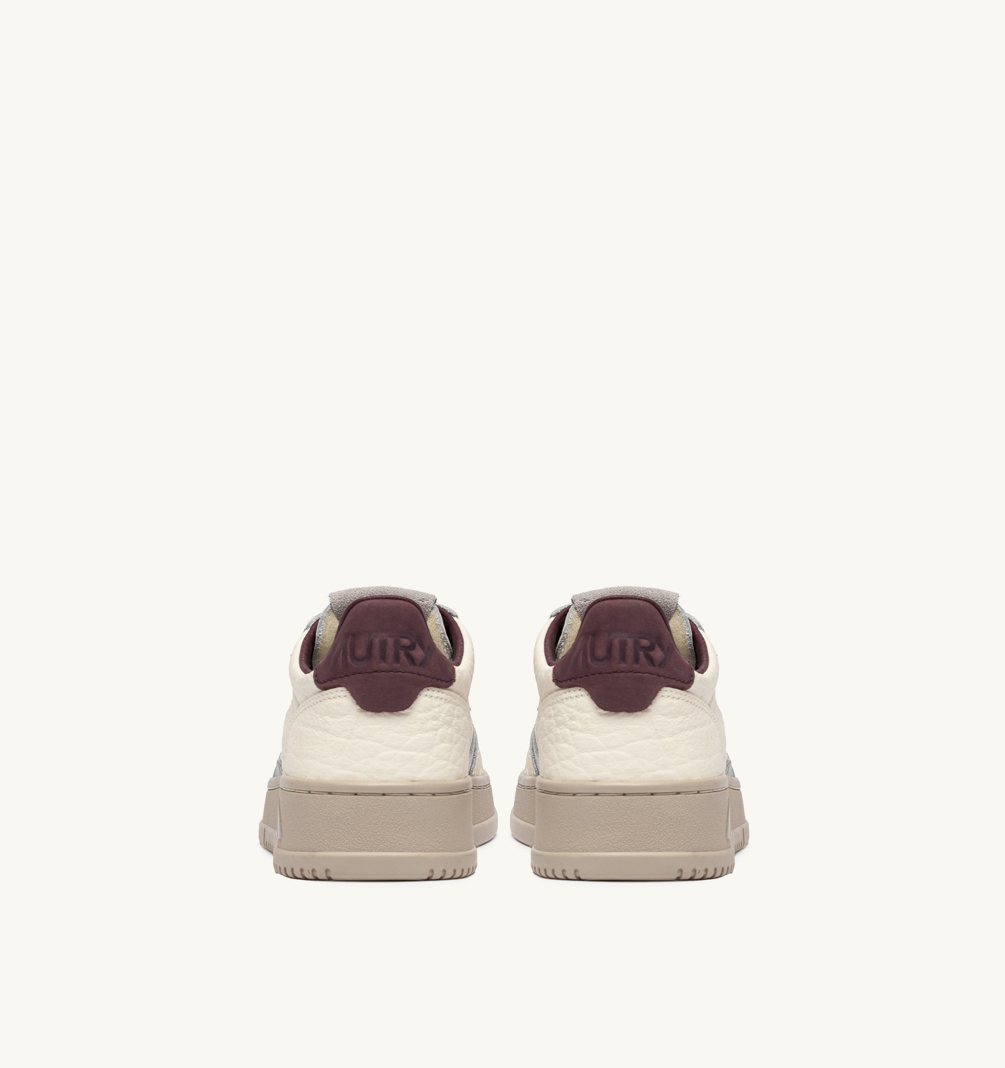 SNEAKERS MEDALIST LOW IN PELLE FIG E ARGENTO