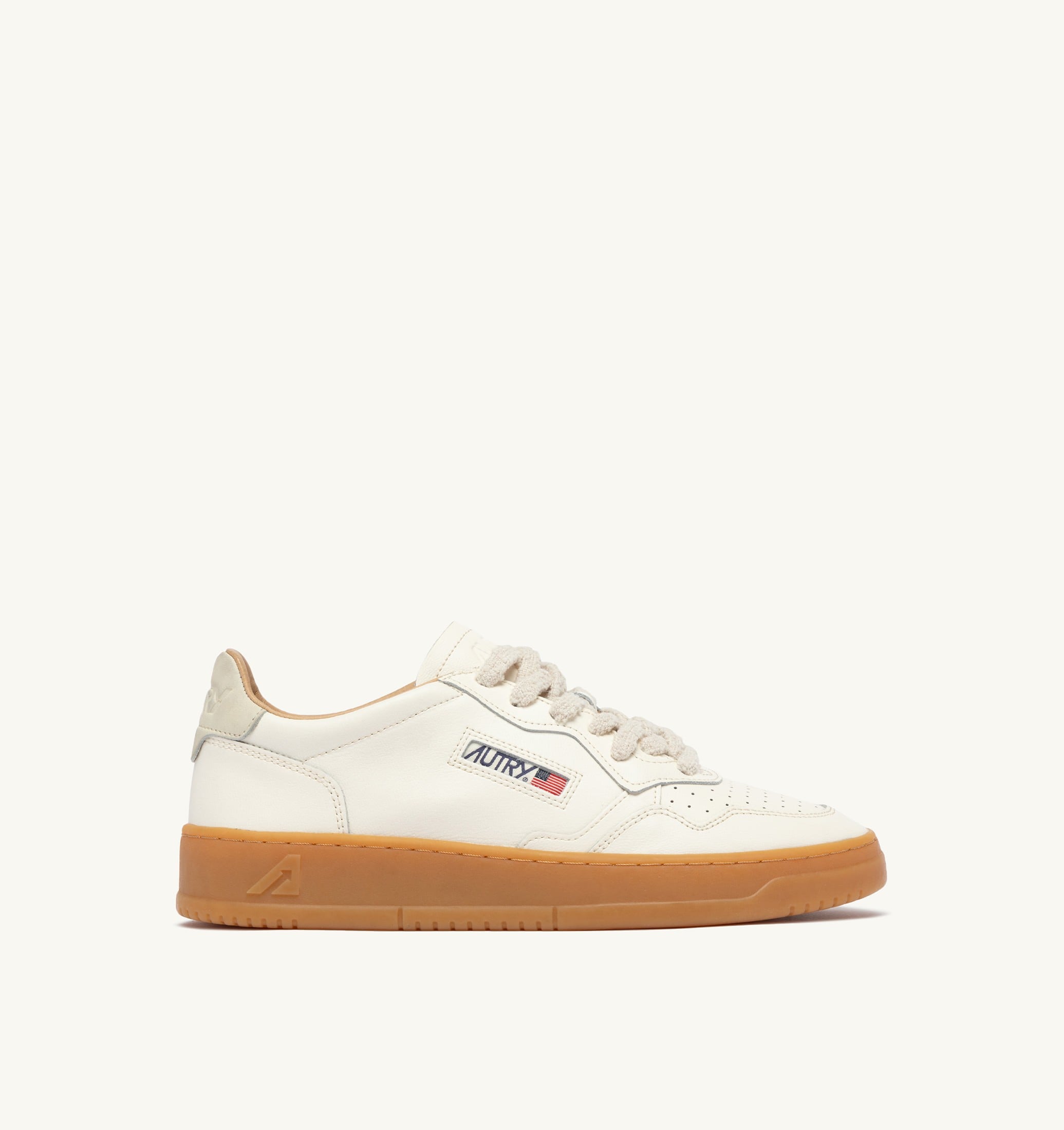 SNEAKERS MEDALIST LOW IN PELLE MARSHMALLOW