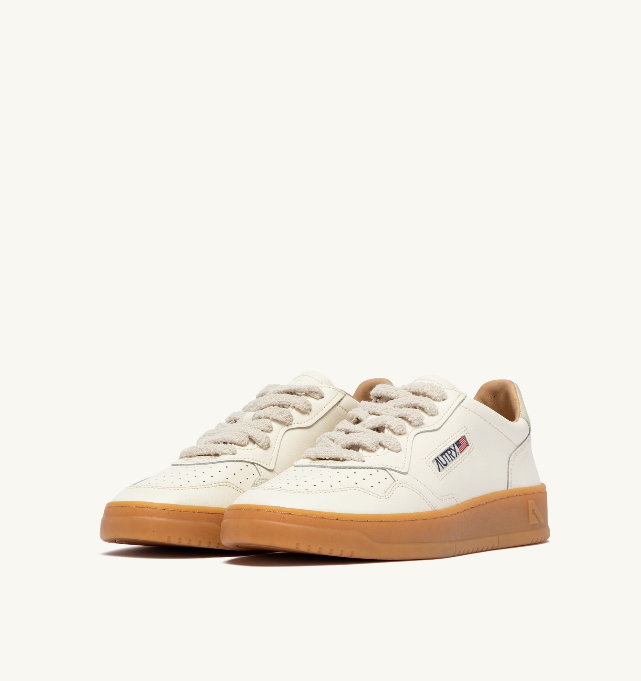SNEAKERS MEDALIST LOW IN PELLE MARSHMALLOW