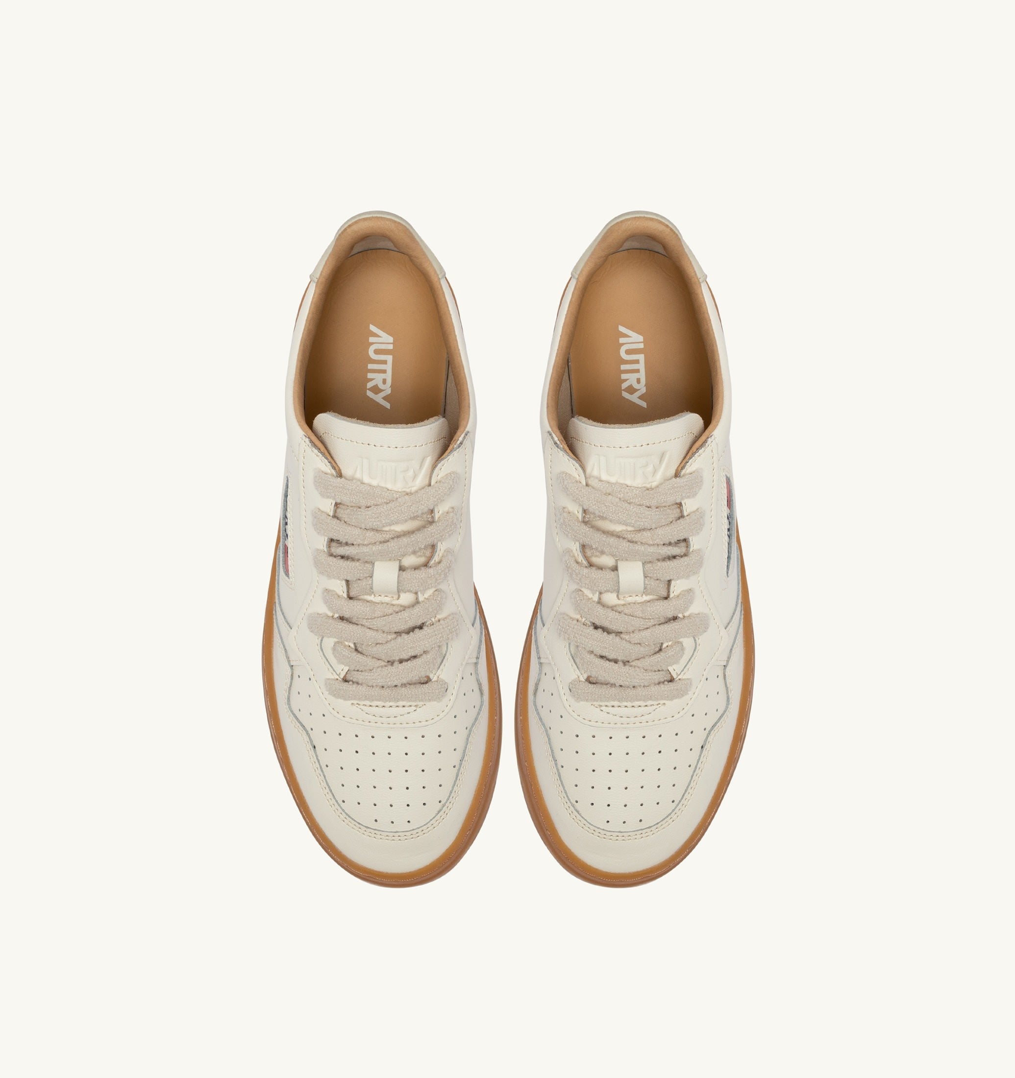 SNEAKERS MEDALIST LOW IN PELLE MARSHMALLOW