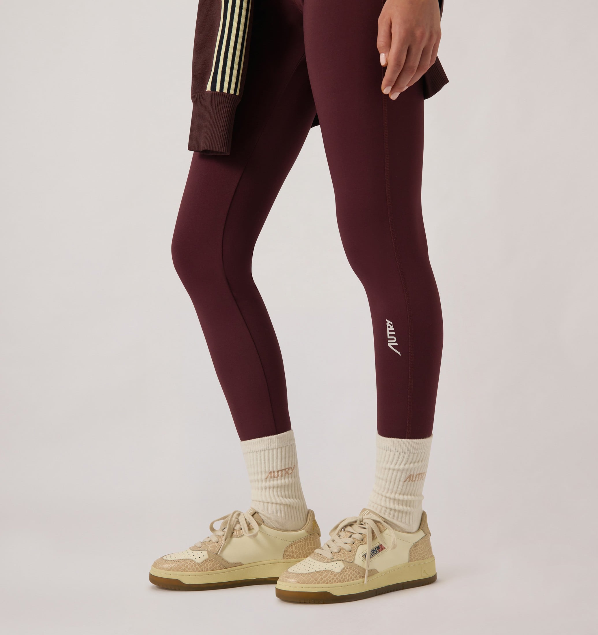 SNEAKERS MEDALIST LOW IN PELLE MARSHMALLOW E AVORIO