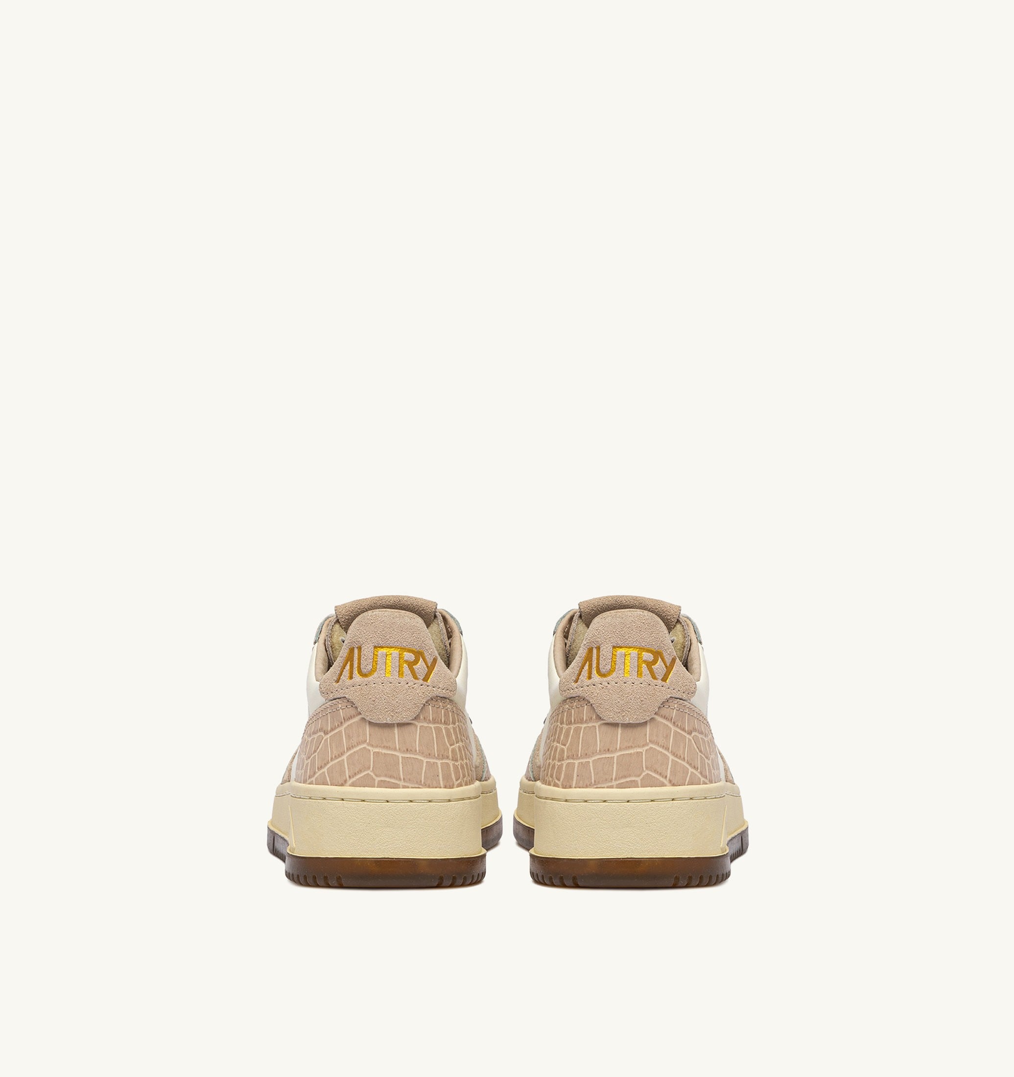 SNEAKERS MEDALIST LOW IN PELLE MARSHMALLOW E AVORIO
